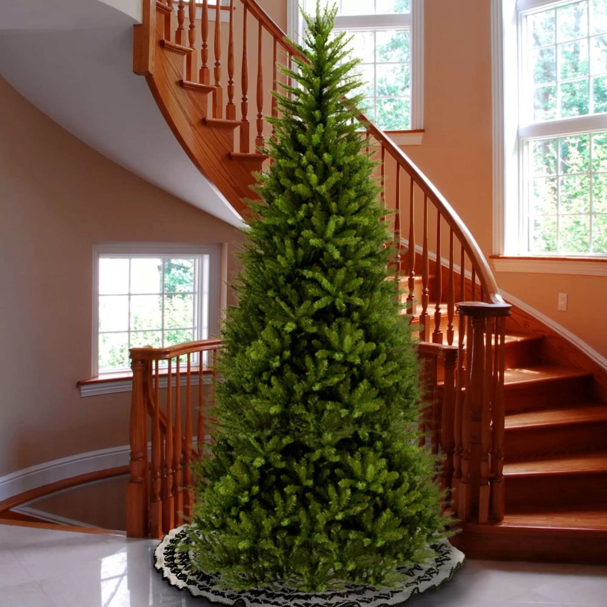 CC Christmas Decor Unlit-10' Dunhill Fir Medium Artificial Christmas Tree - Unlit