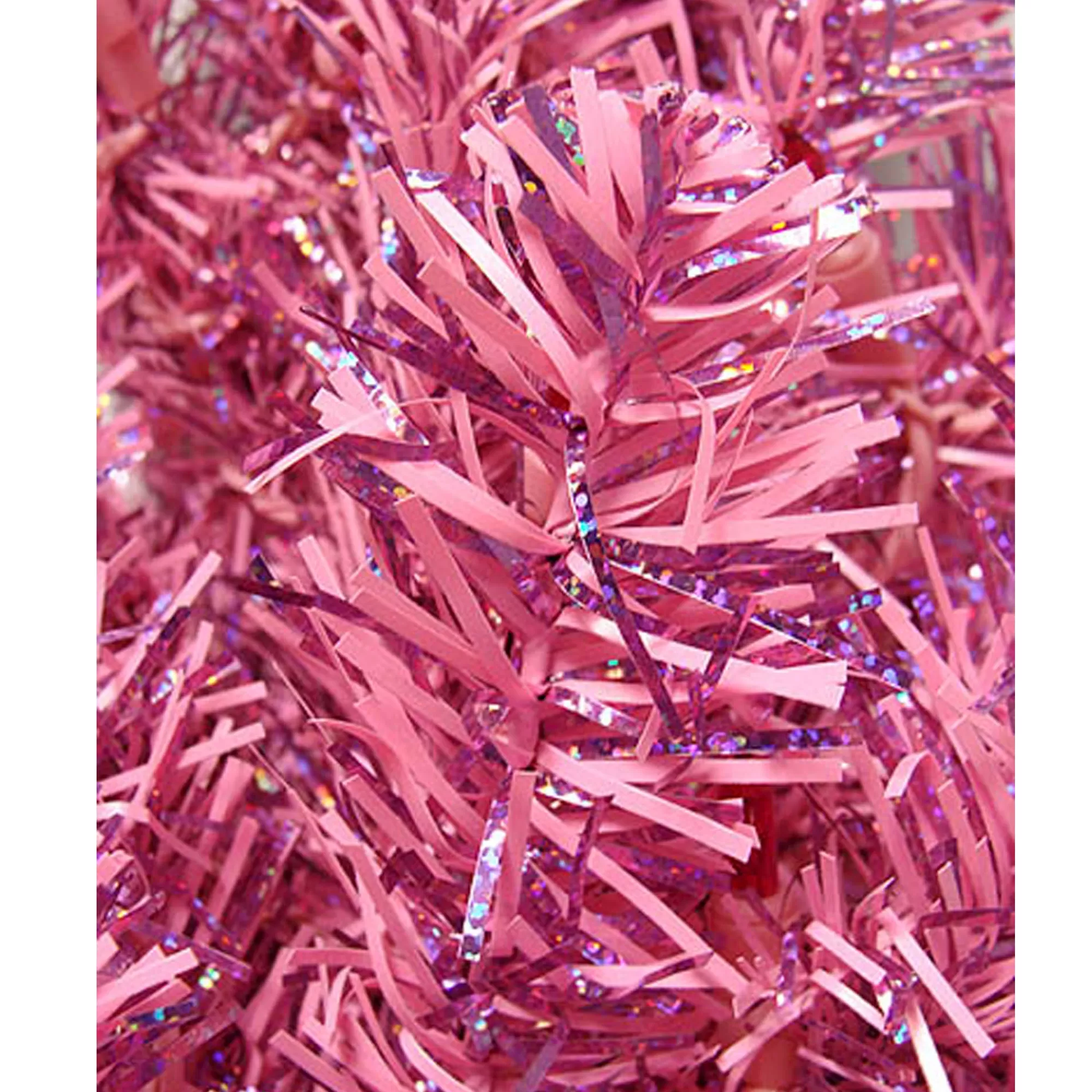 Vickerman 10' Pre-Lit Pencil Sparkling Artificial Christmas Tree - Pink Lights< Pre-Lit