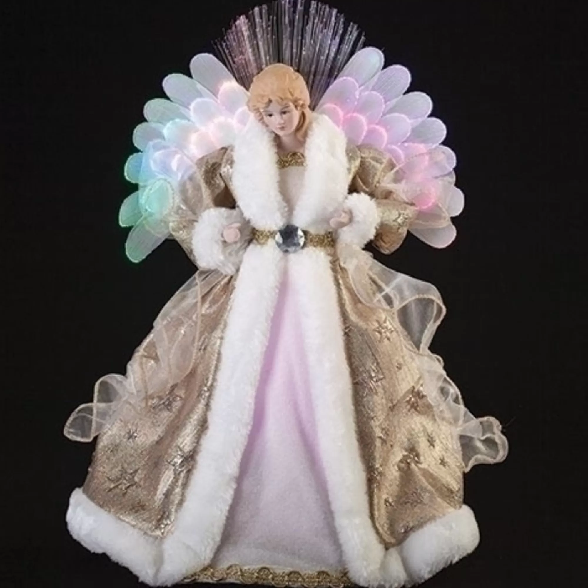 Roman Angels-16" Led Lighted Angel Christmas Tree Topper Figurine