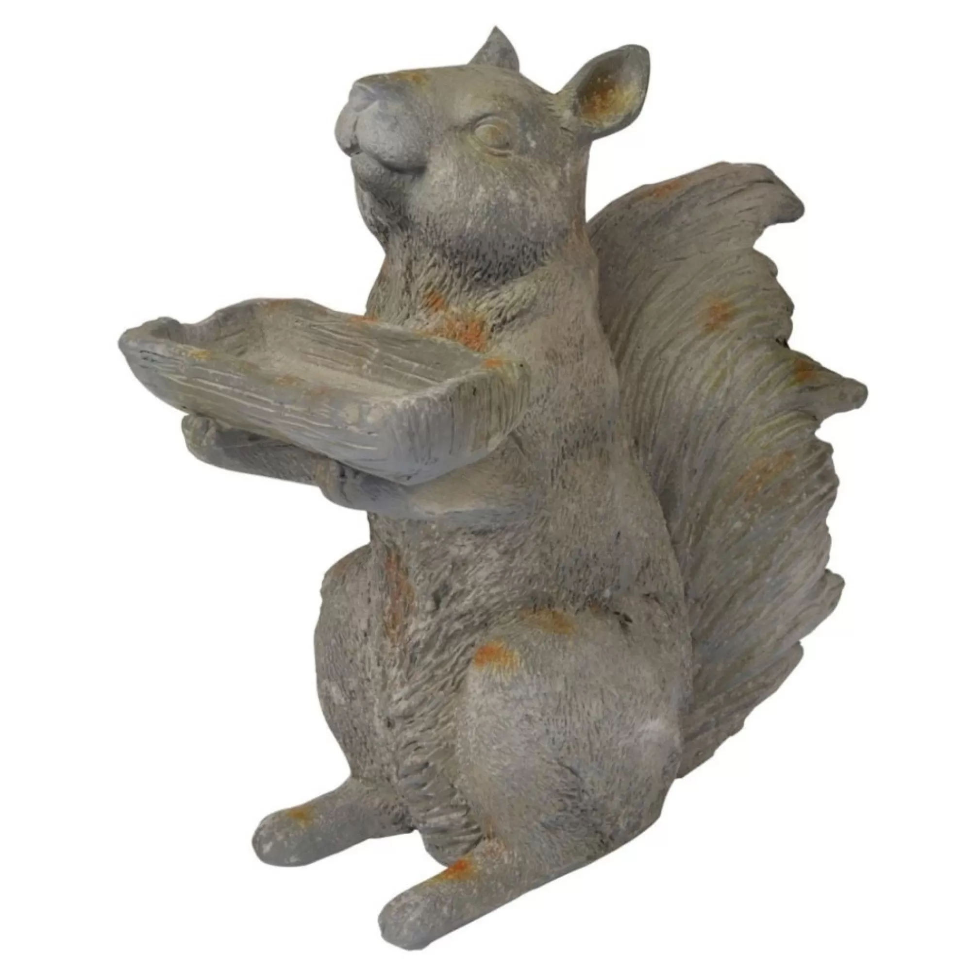 A&B Home Real Tree Stands-18.5" Gray Woodlands Squirrel Outdoor Accent