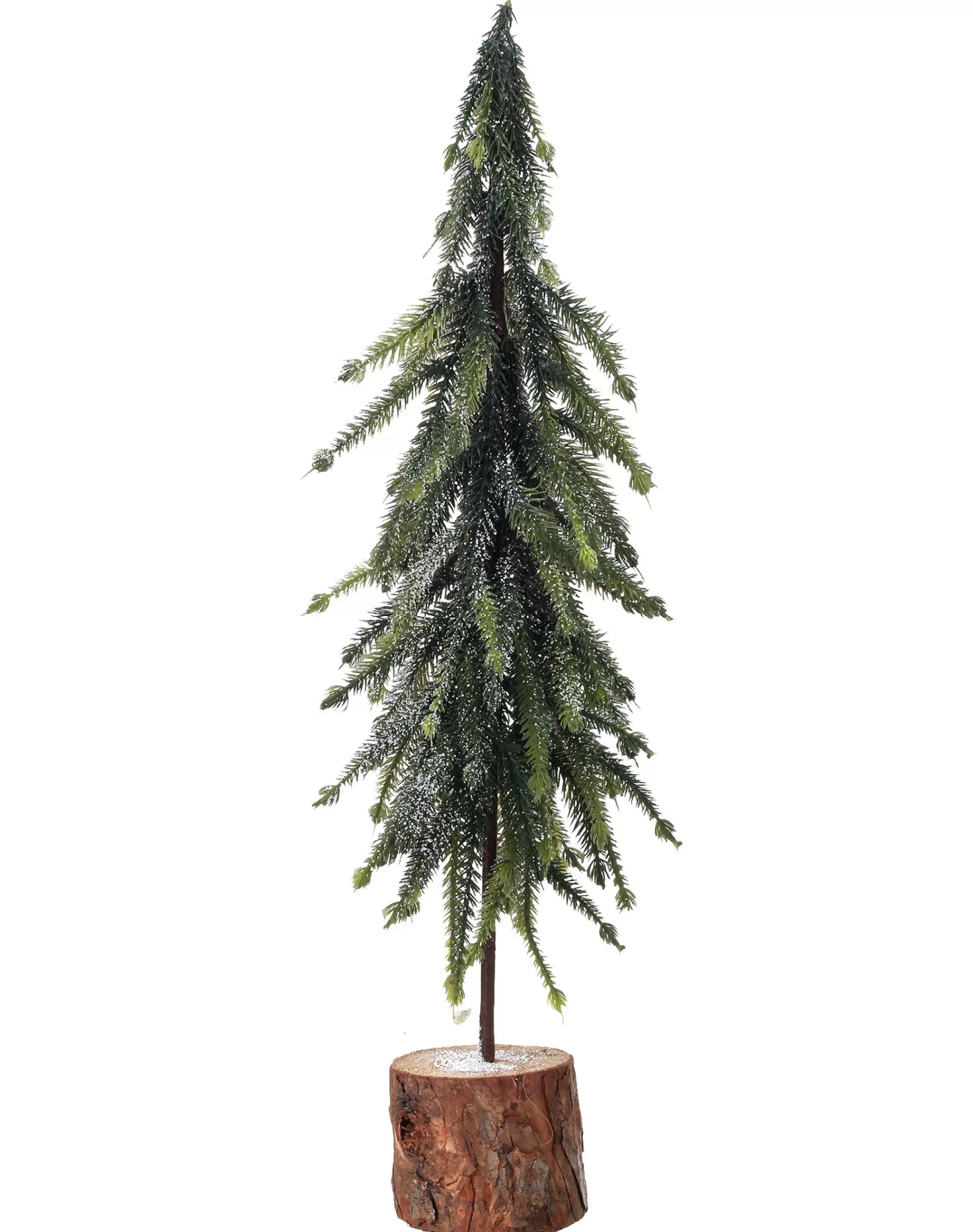 Contemporary Home Living 18" Frosted Alpine Artificial Christmas Tree, Unlit< Flocked