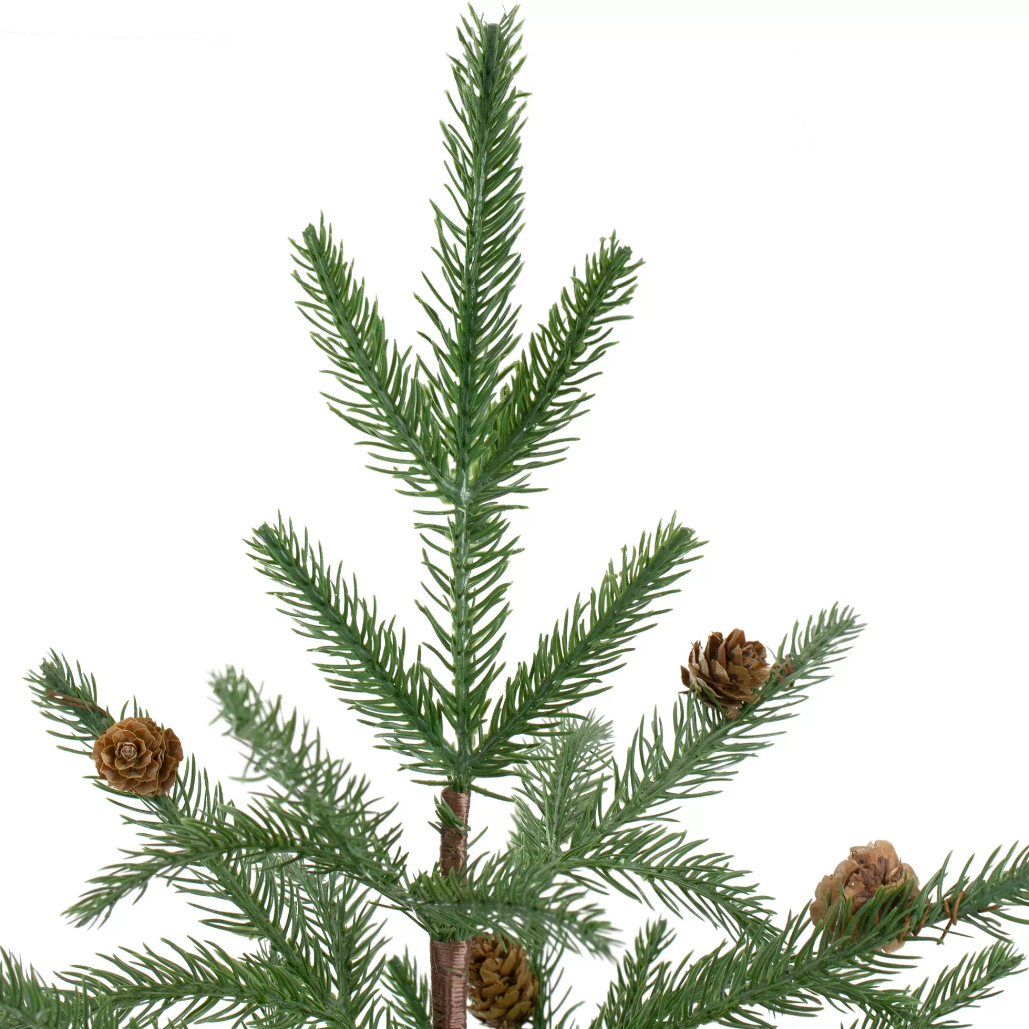 Northlight 19" Medium Artificial Christmas Tree In Burlap Base – Unlit< Potted