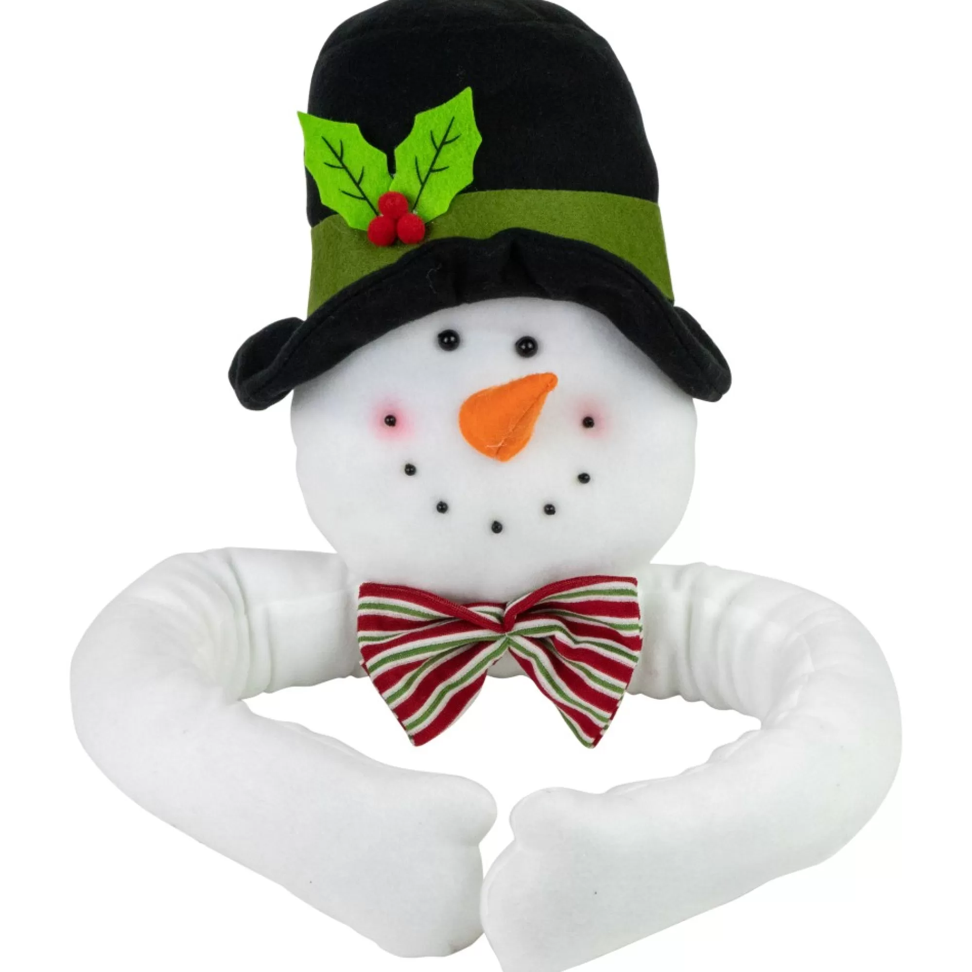 Northlight Stars-25" Plush Snowman Christmas Tree Topper, Unlit