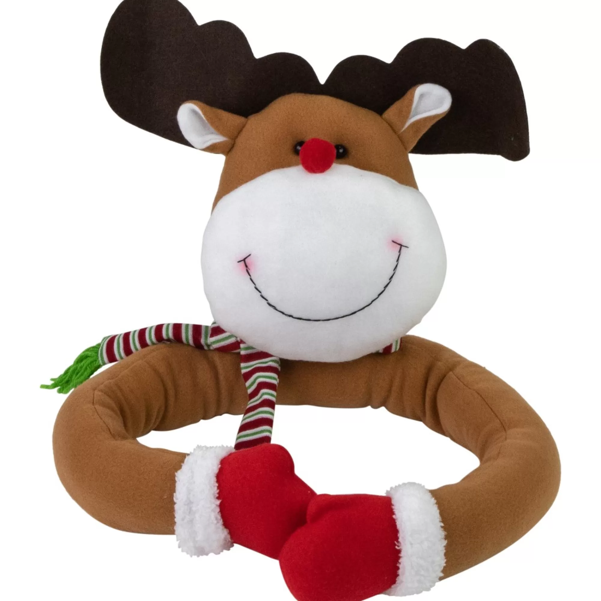 Northlight Stars-26" Plush Reindeer Christmas Tree Topper, Unlit