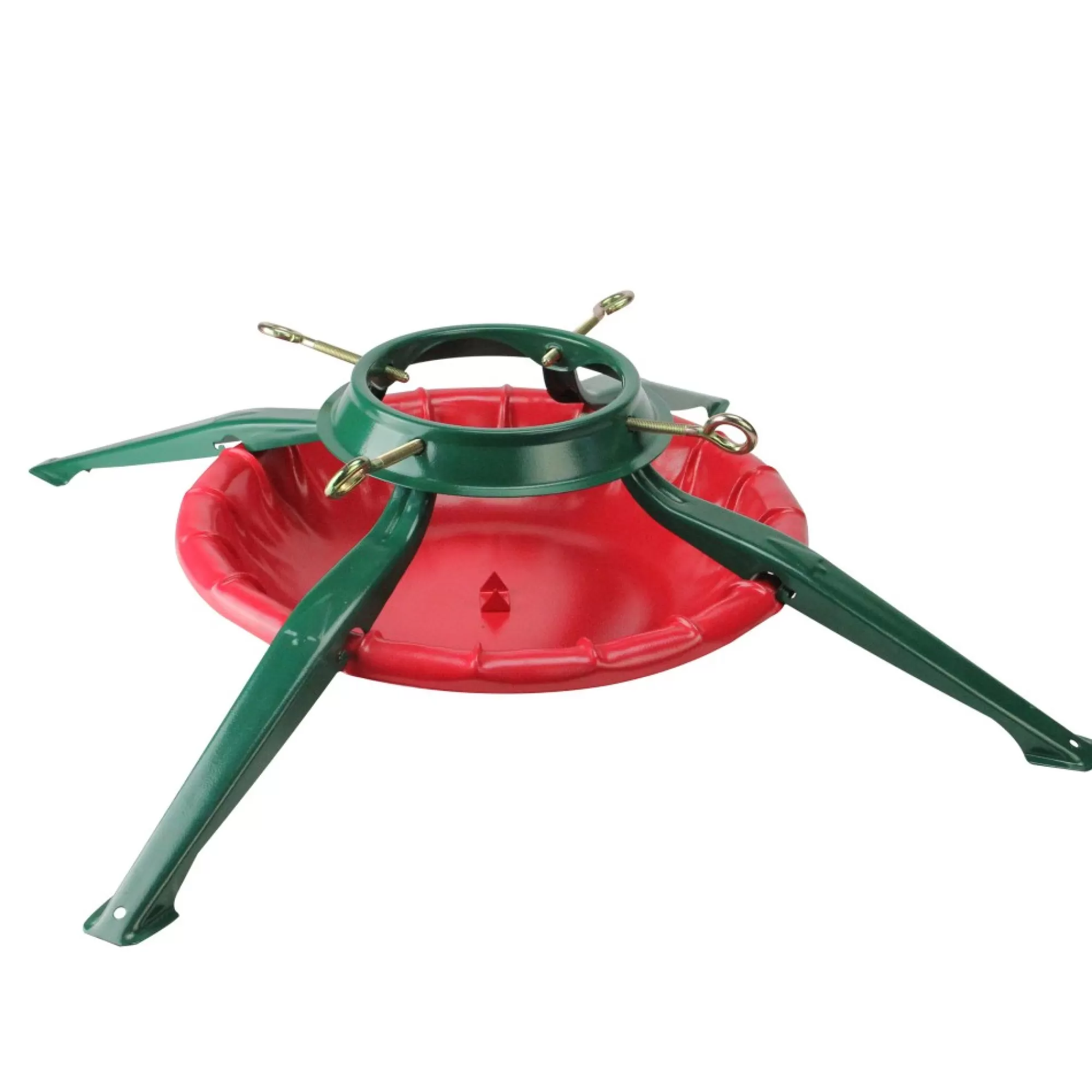 Jack Post Real Tree Stands-28' Green And Red Christmas Real Live Tree Stand