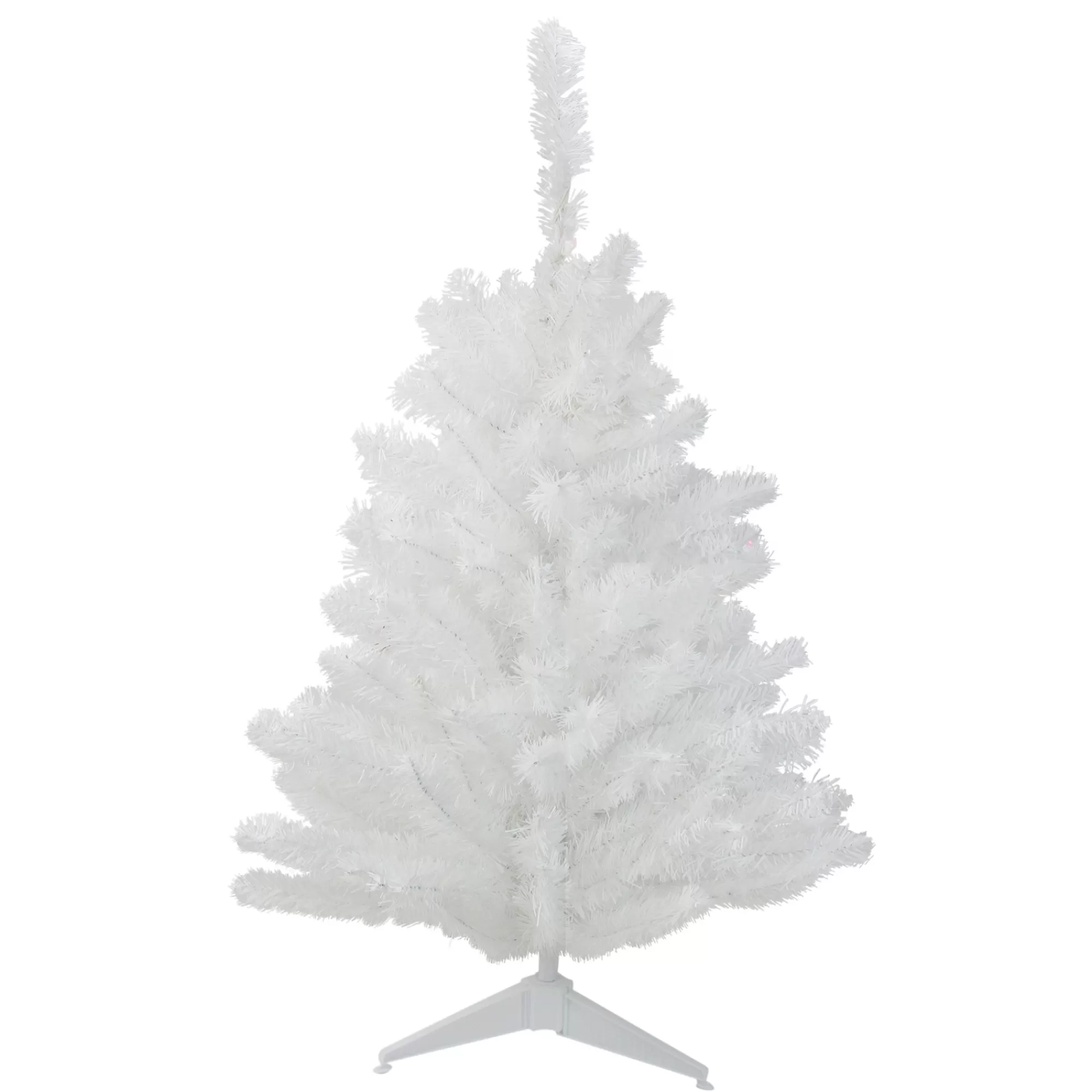 Northlight 2' Medium Snow White Pine Artificial Christmas Tree - Unlit< Colorful