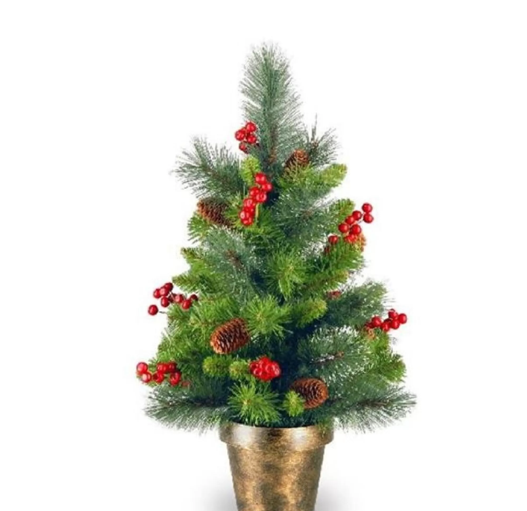 Christmas Central Unlit-2' Potted Crestwood Spruce Artificial Christmas Tree – Unlit