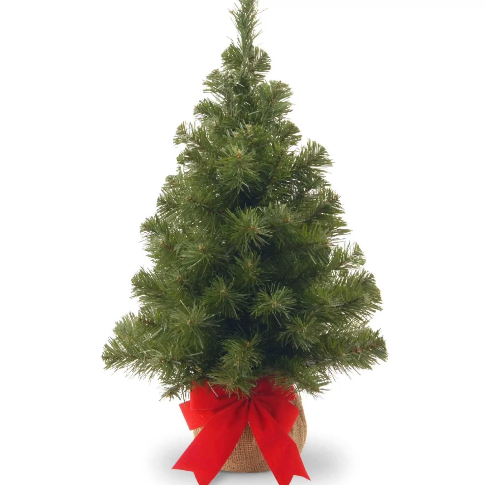 Christmas Central Unlit-2' Potted Noble Spruce Medium Artificial Christmas Tree, Unlit