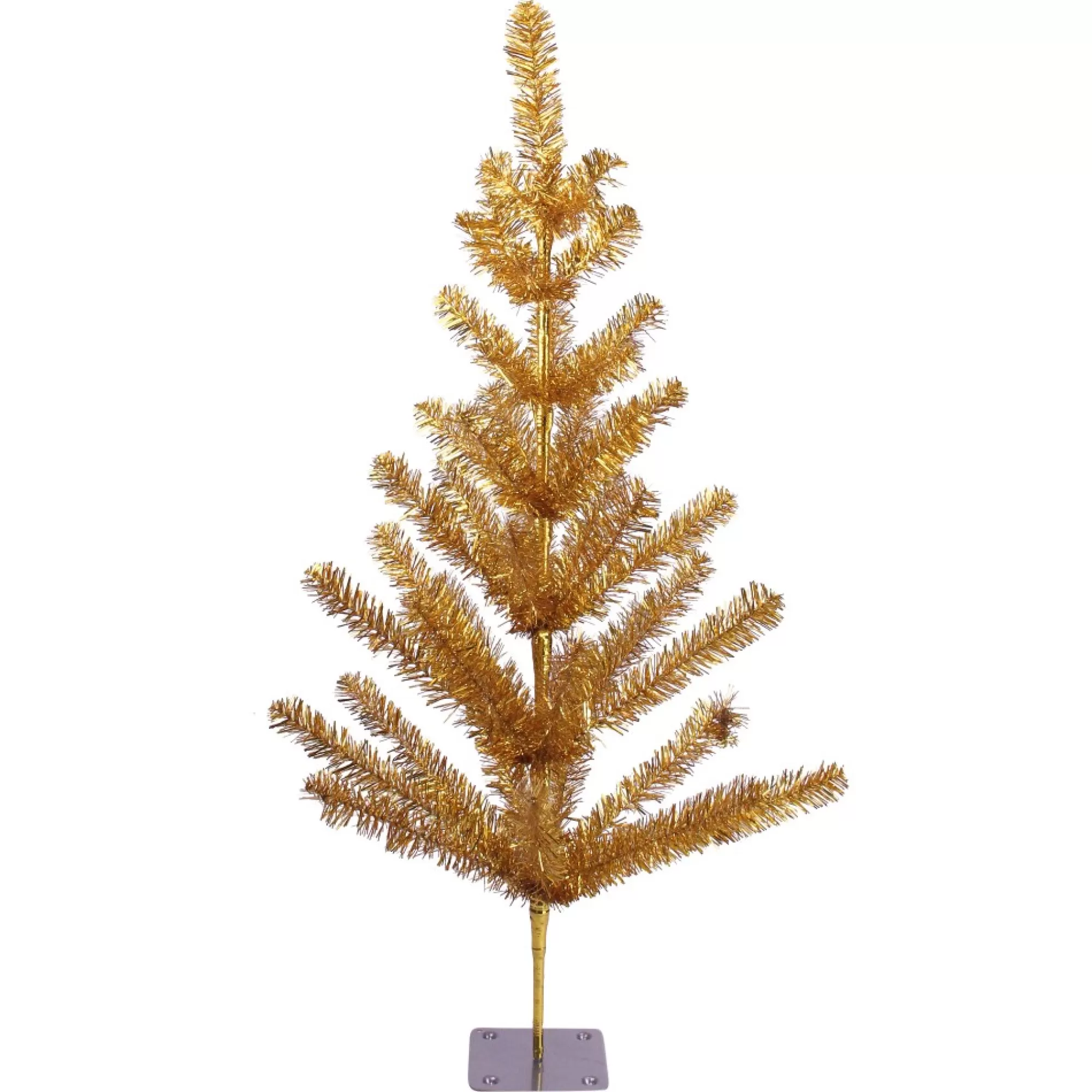 Northlight Unlit-3' Medium Gold Tinsel Twig Artificial Christmas Tree, Unlit