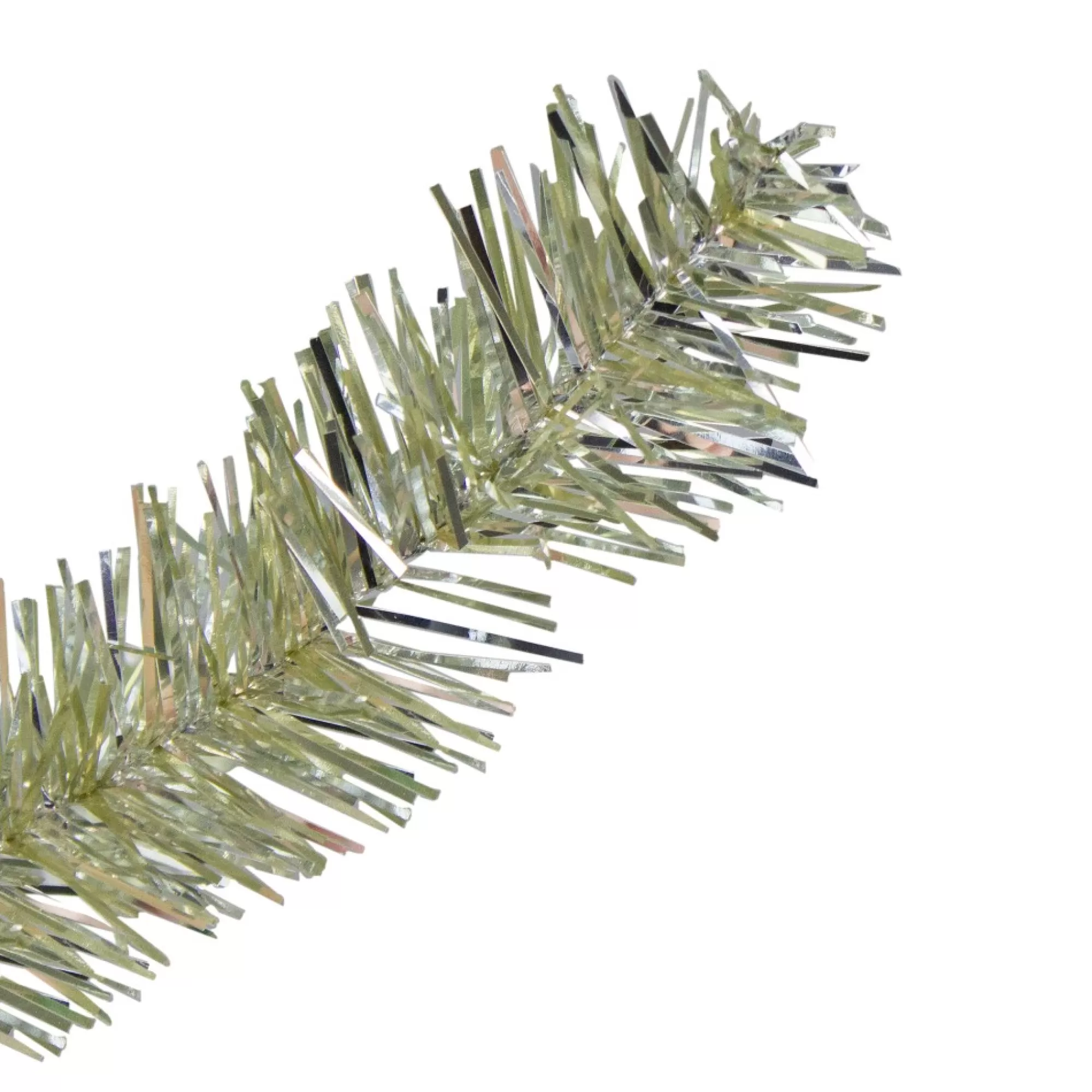 Northlight Unlit-3' Metallic Platinum Artificial Tinsel Christmas Tree - Unlit