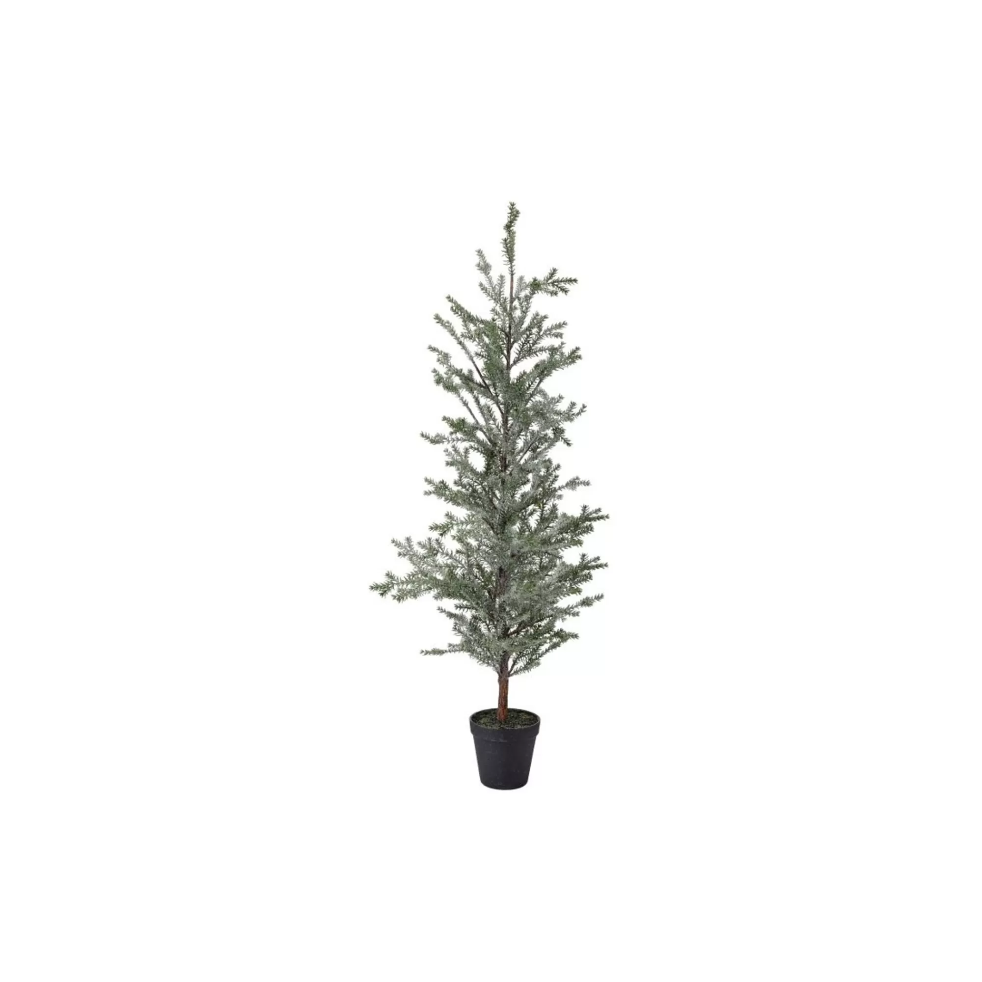 Contemporary Home Living 3' Potted Prickly Pine Artificial Christmas Tree, Unlit< Potted