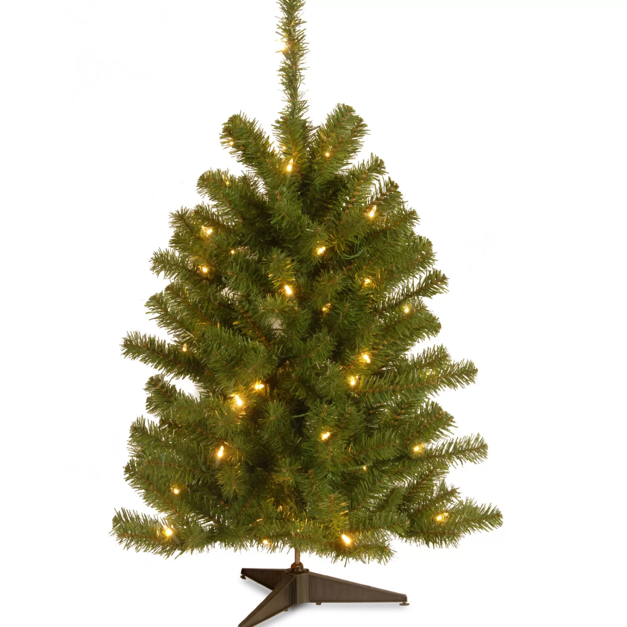 CC Christmas Decor 3' Pre-Lit Eastern Spruce Artificial Christmas Tree - Clear Lights< Pre-Lit