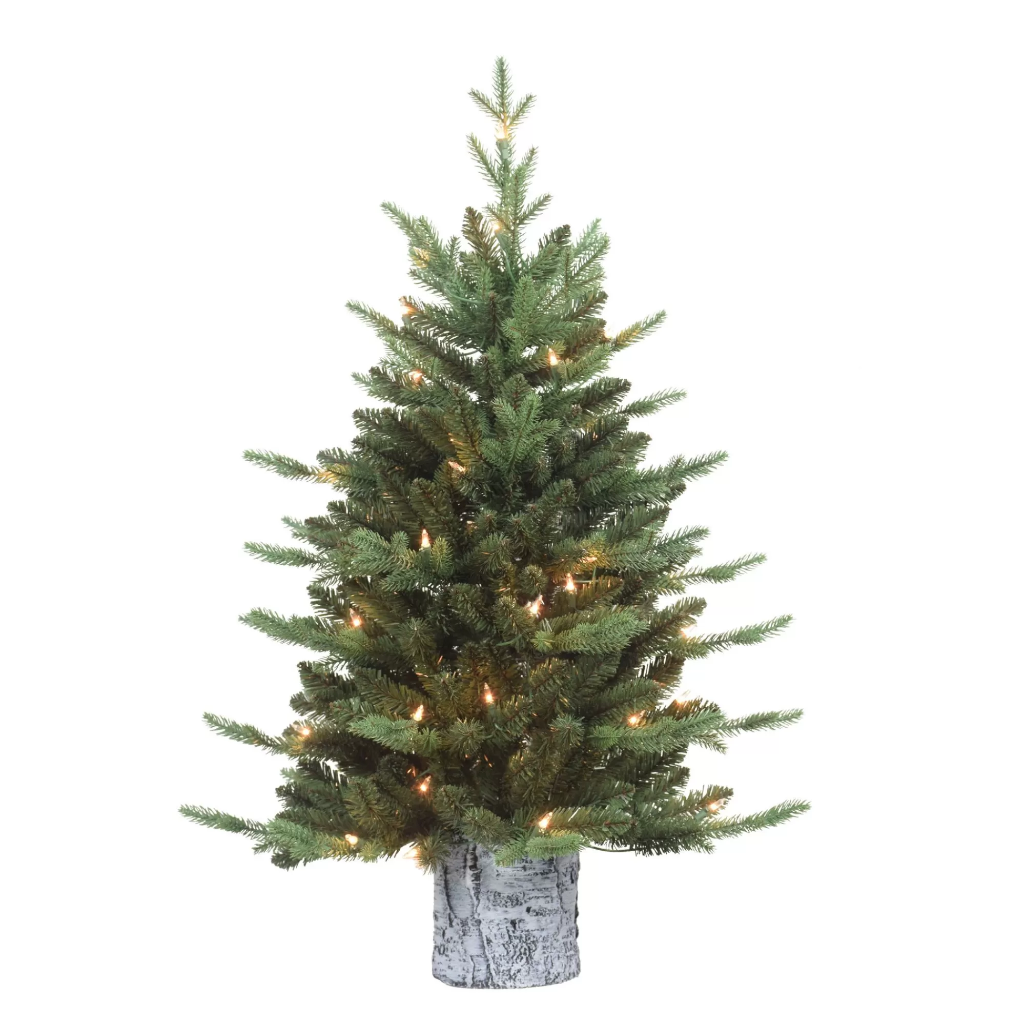 CC Christmas Decor 3' Pre-Lit Potted Artificial Christmas Tree, Clear Lights< Pre-Lit