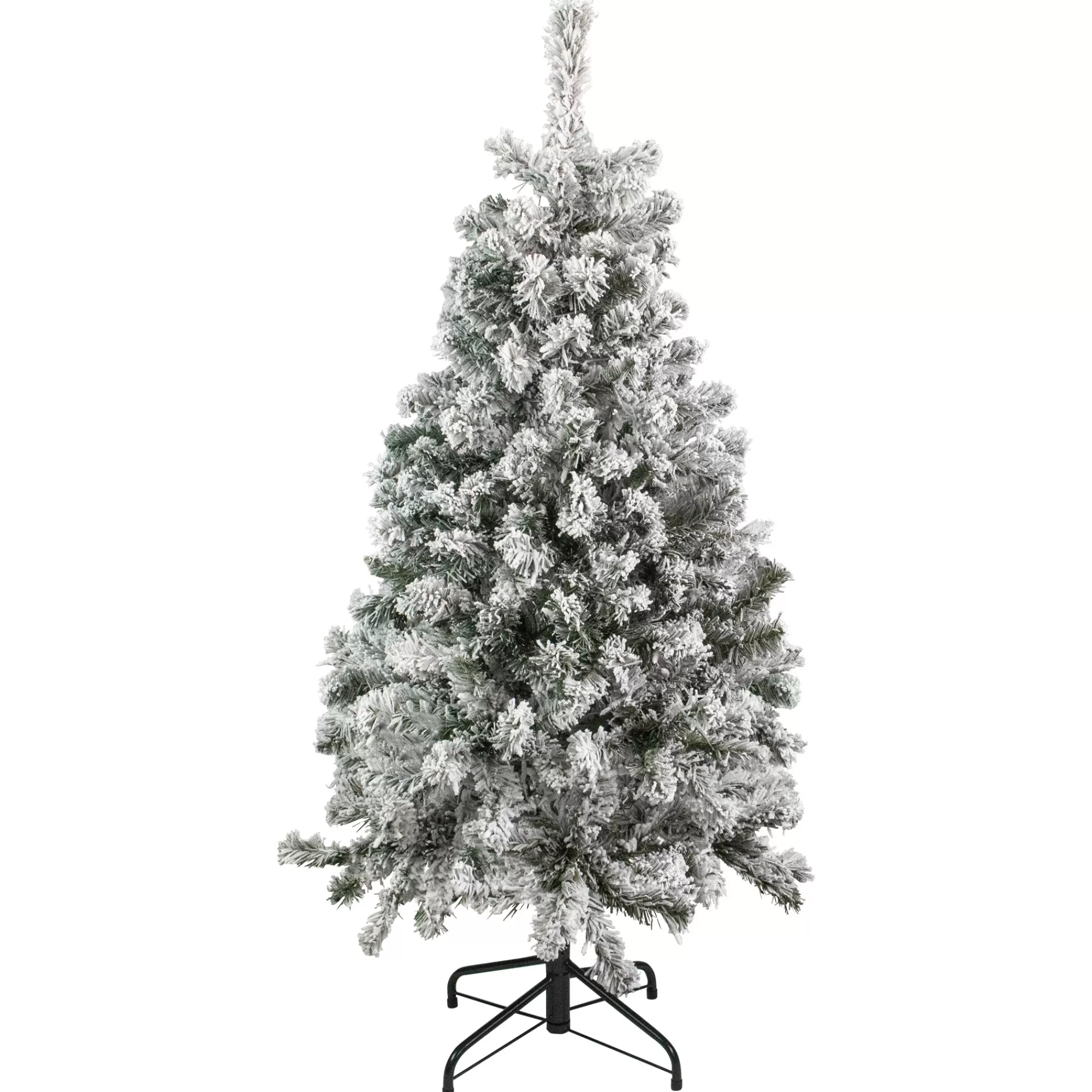 Northlight 4.5' Flocked Madison Pine Artificial Christmas Tree, Unlit< Flocked