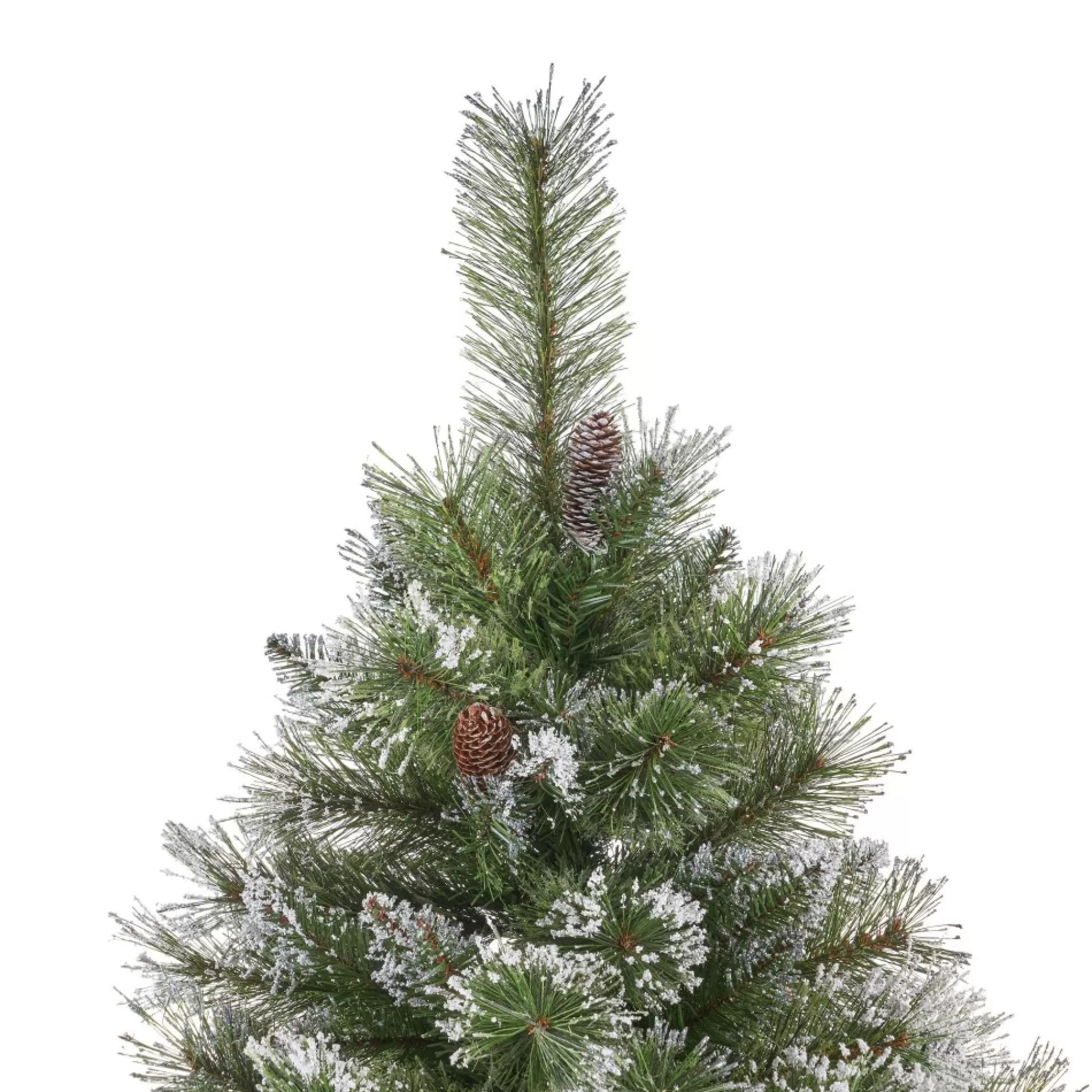 Contemporary Home Living Unlit-4.5' Medium Mixed Spruce Artificial Christmas Tree - Unlit