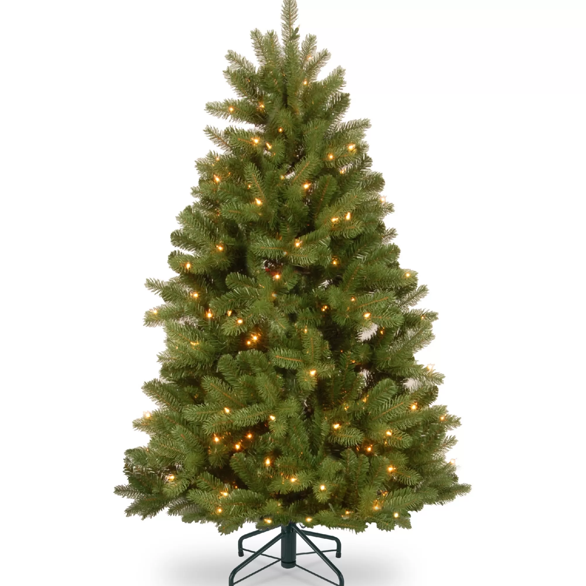 Christmas Central 4.5' Newberry Spruce Artificial Christmas Tree, Clear Lights< Pre-Lit