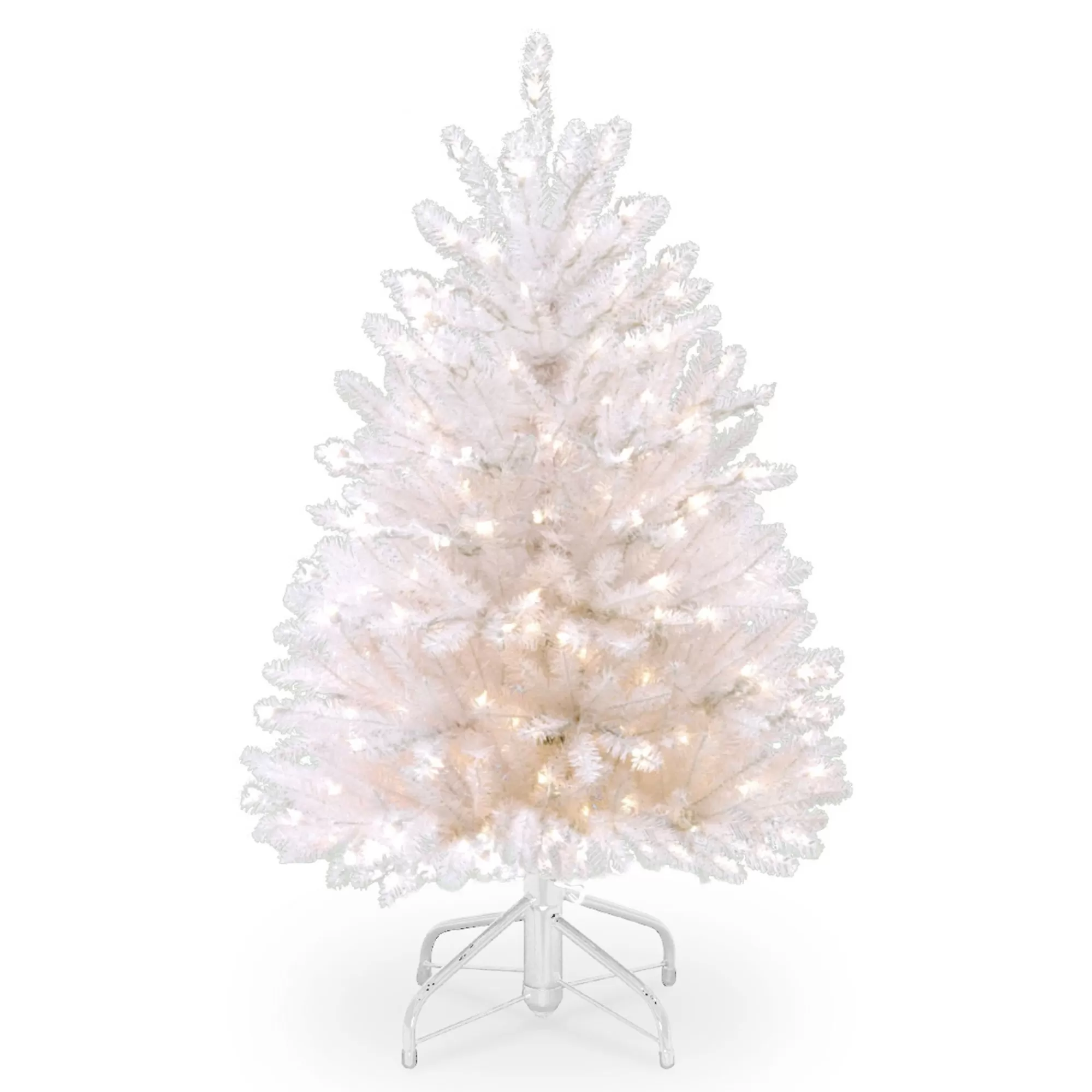 Christmas Central 4.5' Pre-Lit Dunhill Fir Artificial Christmas Tree – Clear Lights< Pre-Lit