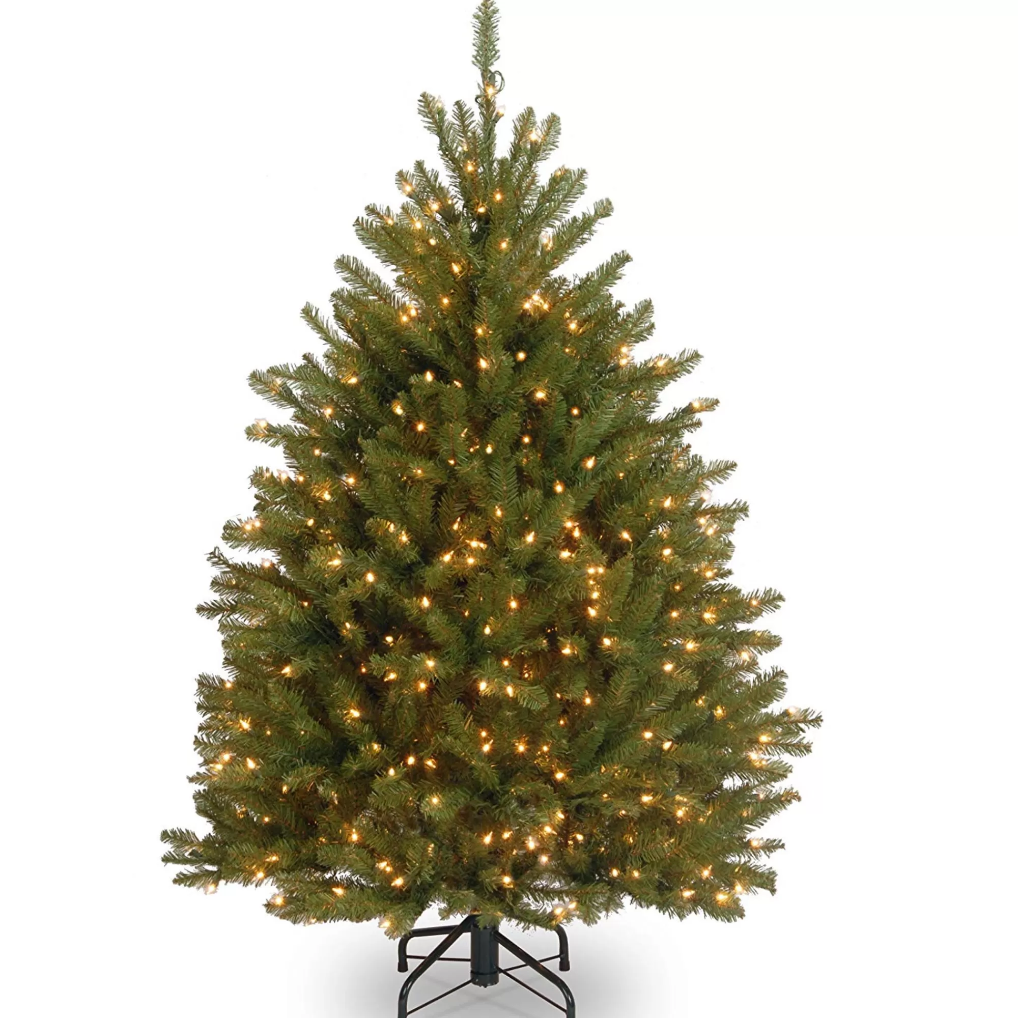 Christmas Central 4.5' Pre-Lit Dunhill Fir Artificial Christmas Tree - Clear Lights< Pre-Lit