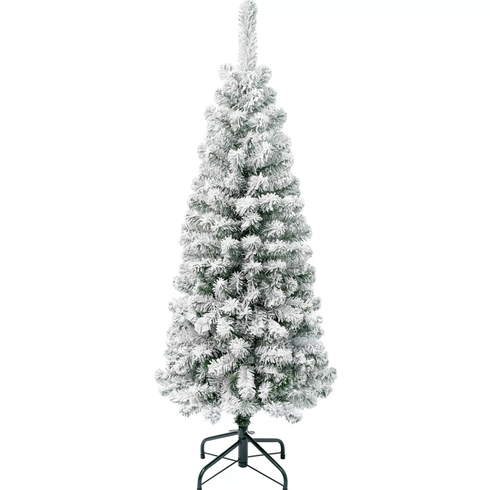 Christmas Central 4.5' Slim Flocked Acacia Artificial Christmas Tree, Unlit< Flocked