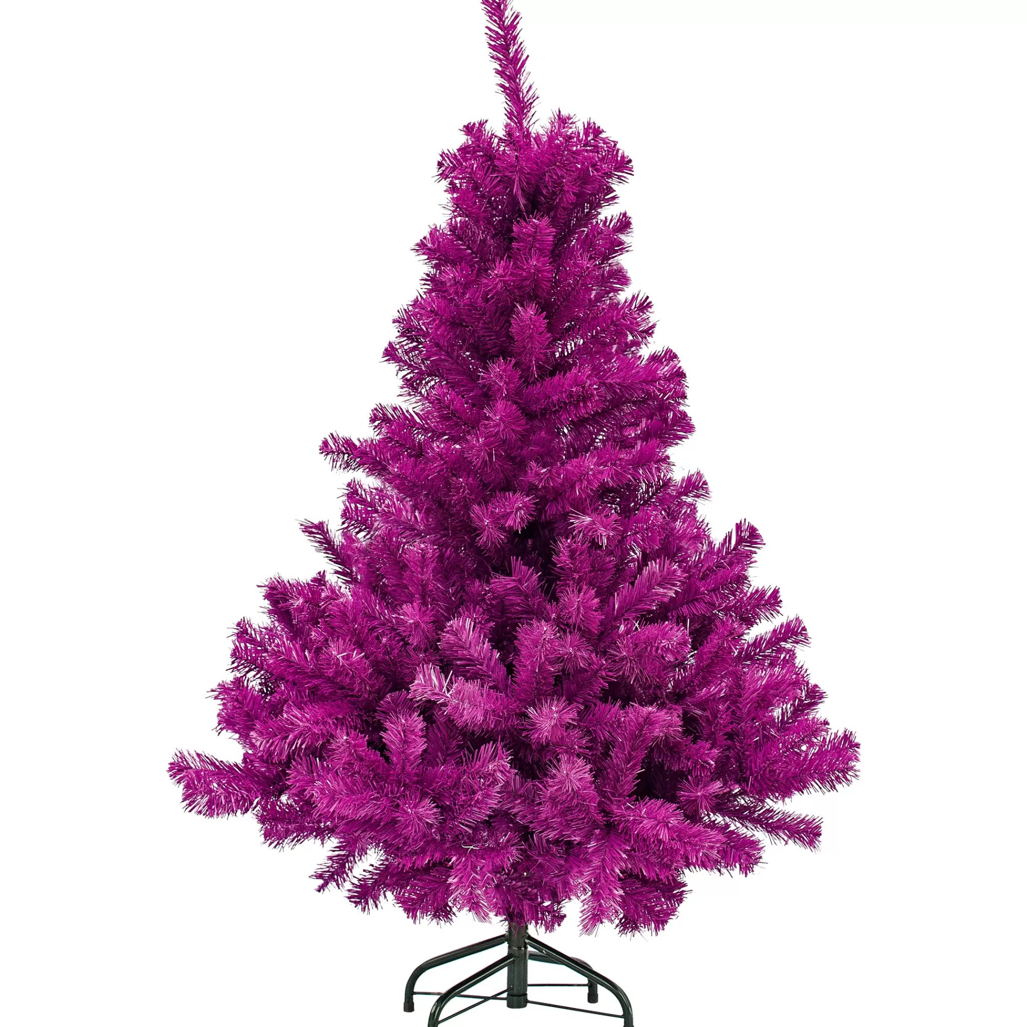 Northlight 4' Boysenberry Purple Pine Artificial Christmas Tree, Unlit< Colorful