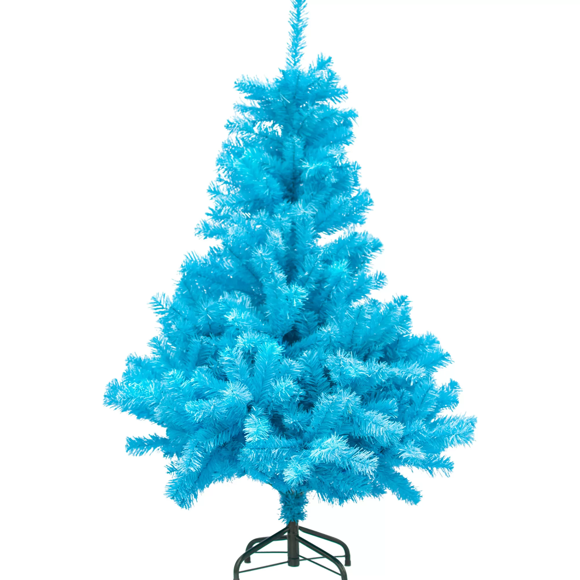 Northlight 4' Cerulean Blue Pine Artificial Christmas Tree, Unlit< Colorful