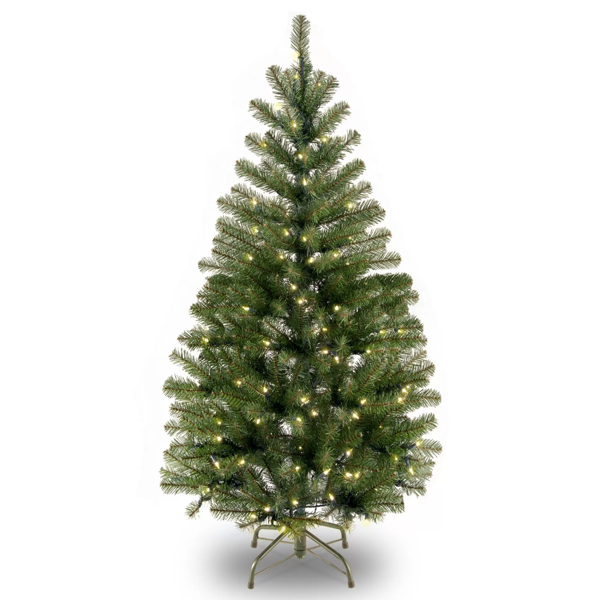 Christmas Central 4" Pre-Lit Aspen Spruce Artificial Christmas Tree - Clear Lights< Pre-Lit