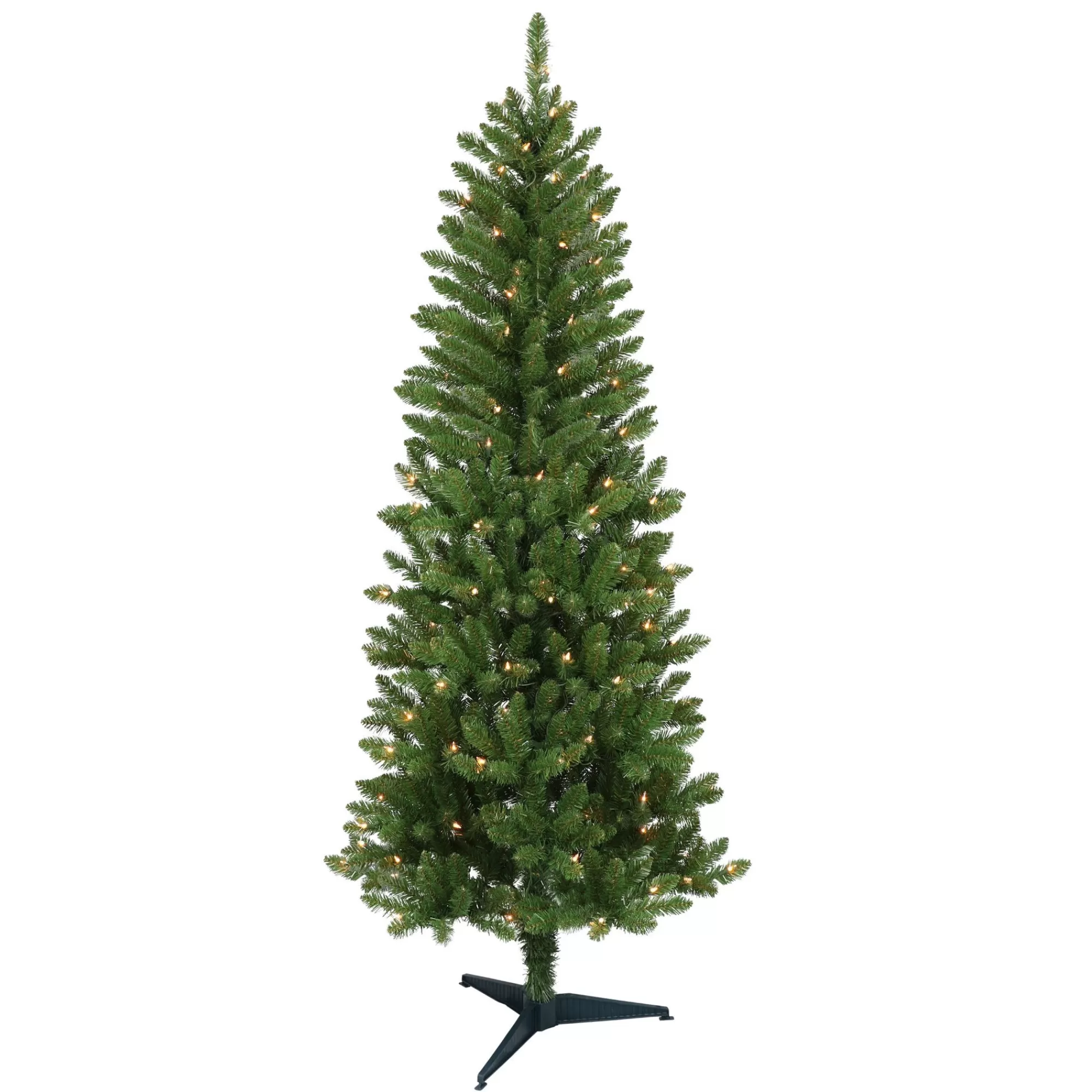 CC Christmas Decor 4' Pre-Lit Carson Pine Artificial Christmas Tree, Clear Lights< Pre-Lit