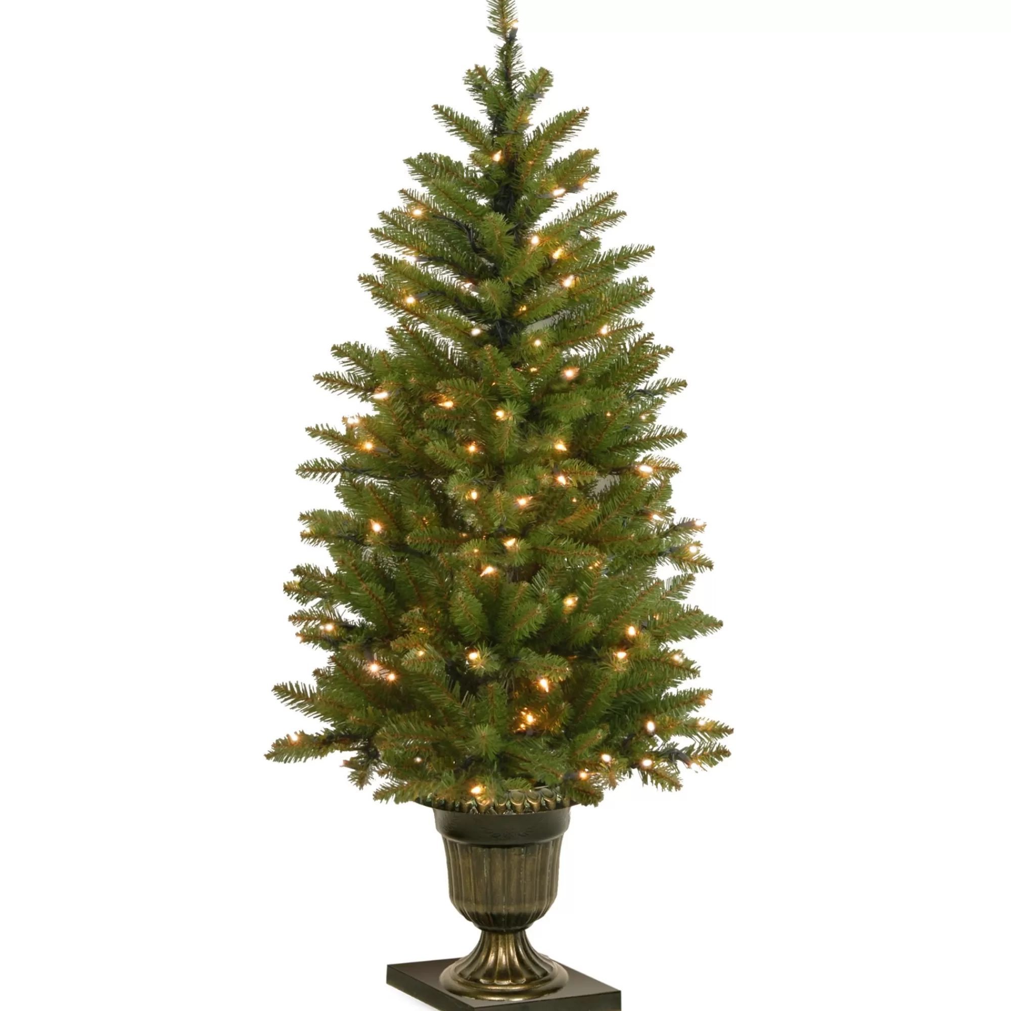 Christmas Central 4' Pre-Lit Dunhill Firartificial Christmas Tree – Clear Lights< Pre-Lit