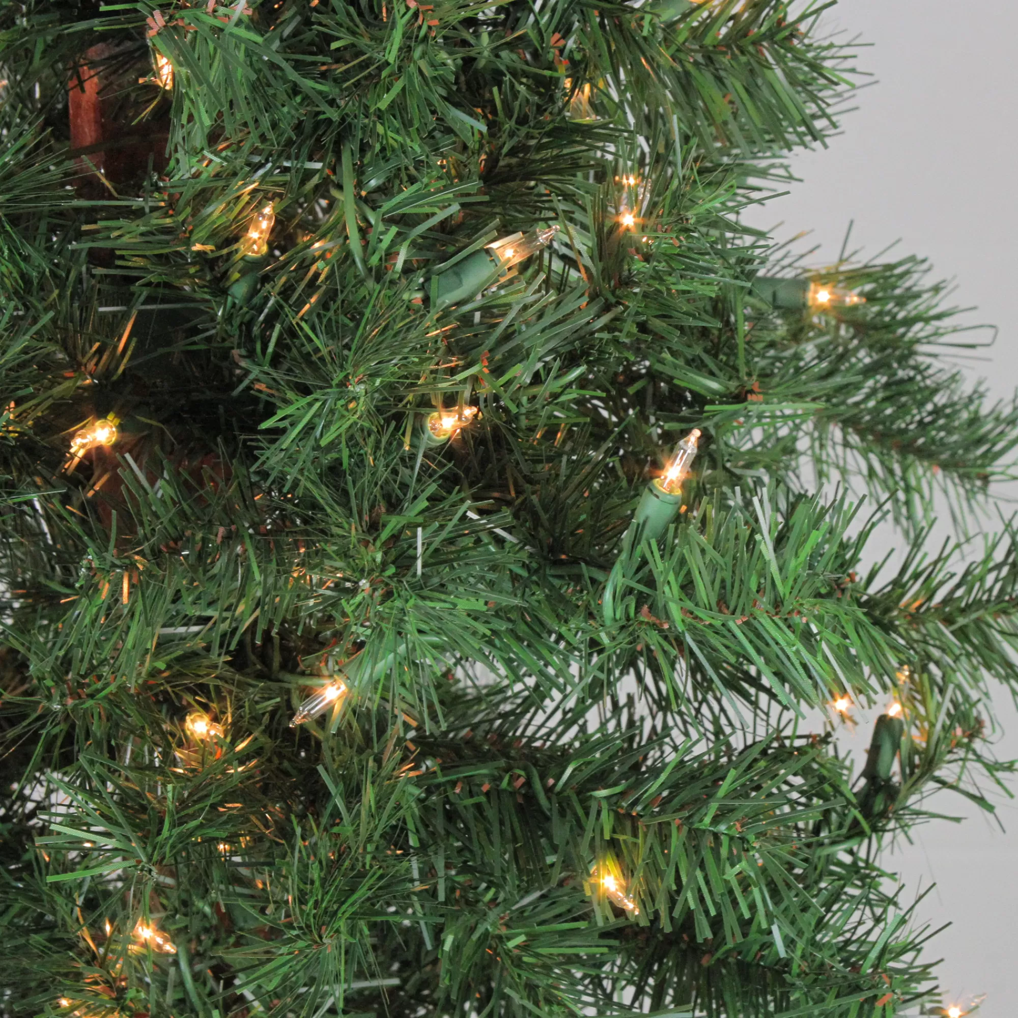 Northlight 4' Pre-Lit Woodland Alpine Artificial Christmas Tree, Clear Lights< Alpine