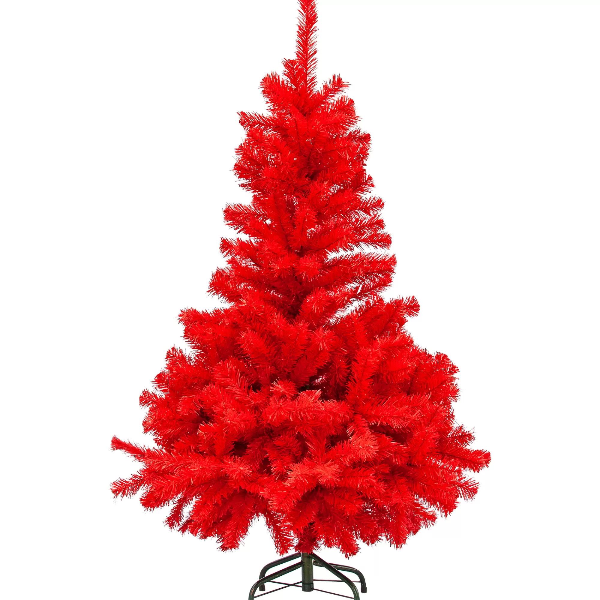 Northlight 4' Scarlett Red Pine Artificial Christmas Tree, Unlit< Colorful