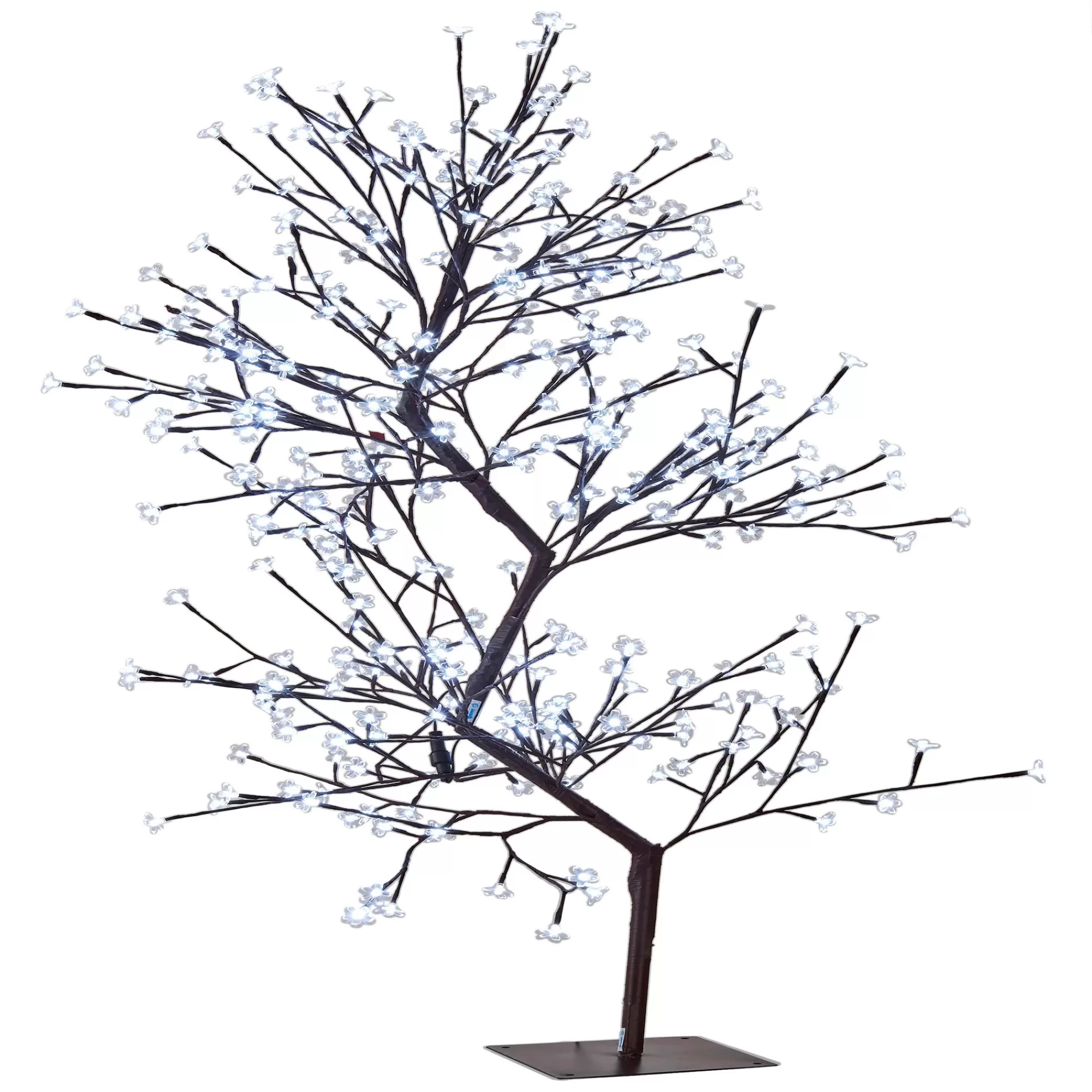 Hi-Line Gifts 5.25' Pre-Lit Outdoor Artificial Tree - Warm Led Lights< Pre-Lit