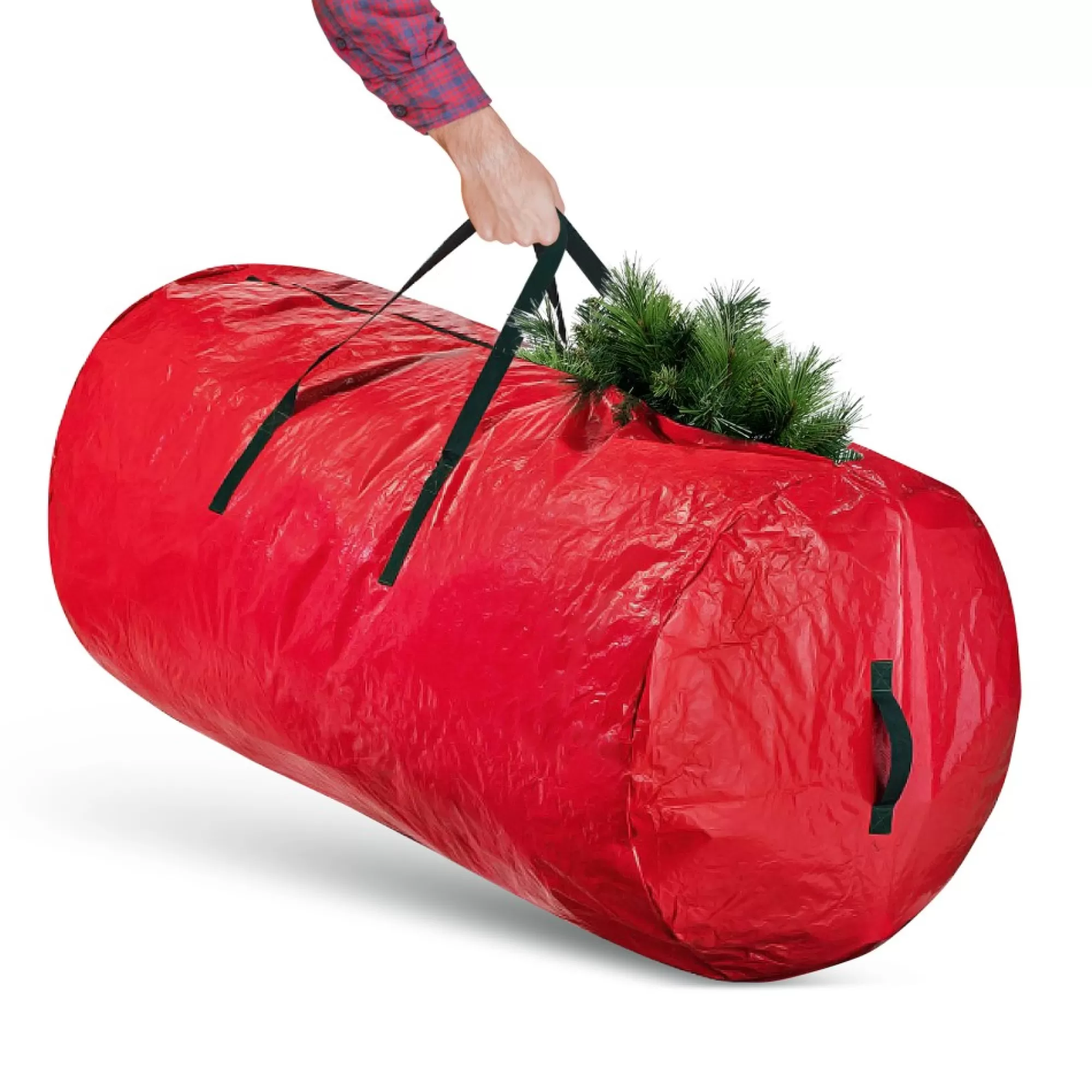 osto Tree Storage-52" Red Waterproof Artificial Christmas Tree Storage Bag