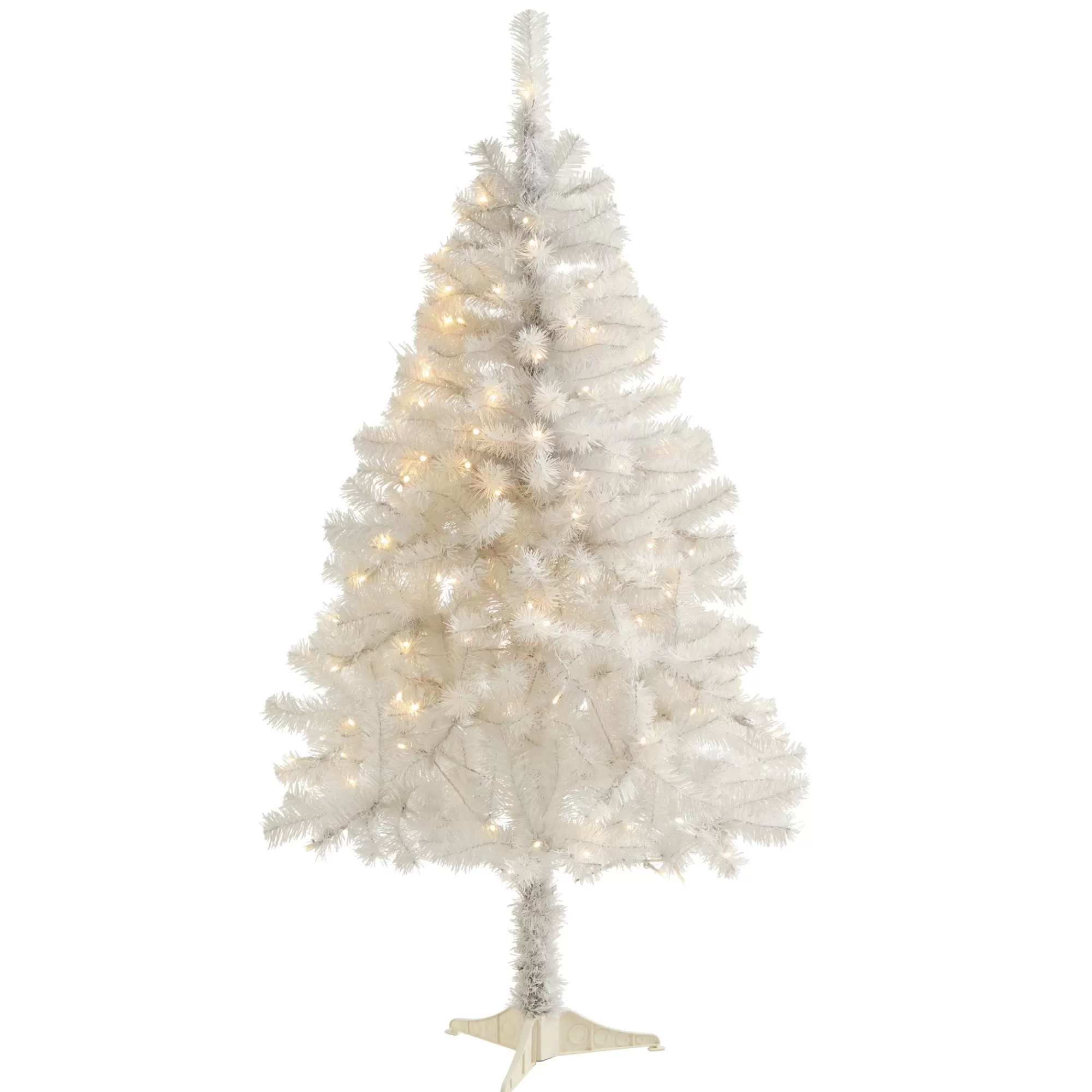 Nearly Natural 5' Pre-Lit Artificial Christmas Tree, Clear Led Lights< Pre-Lit