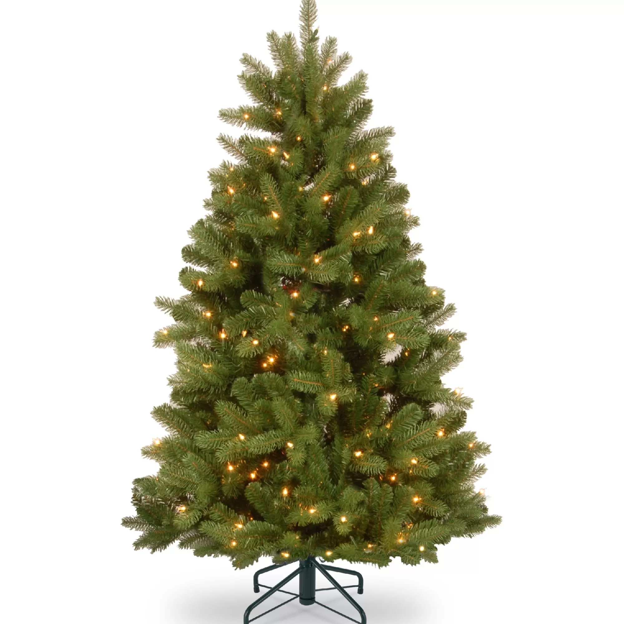 Christmas Central 5' Pre-Lit Newberry Spruce Artificial Christmas Tree, Clear Lights< Pre-Lit