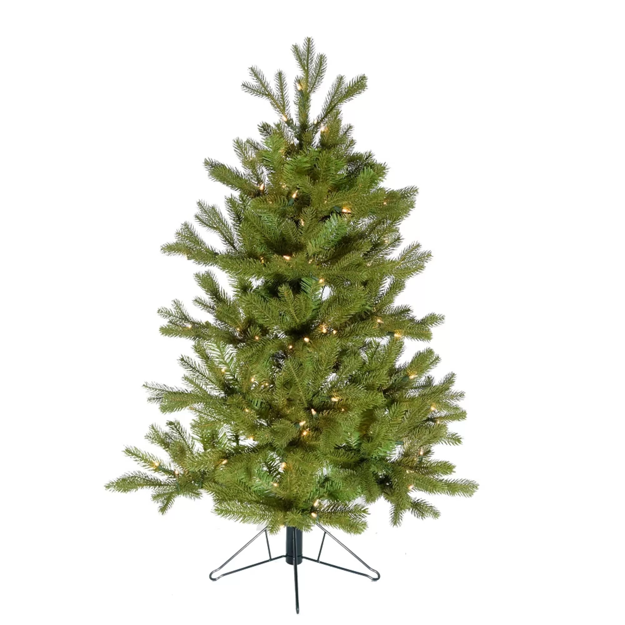 KSA 5' Pre-Lit Pe Half Artificial Christmas Tree, Clear Lights< Pre-Lit