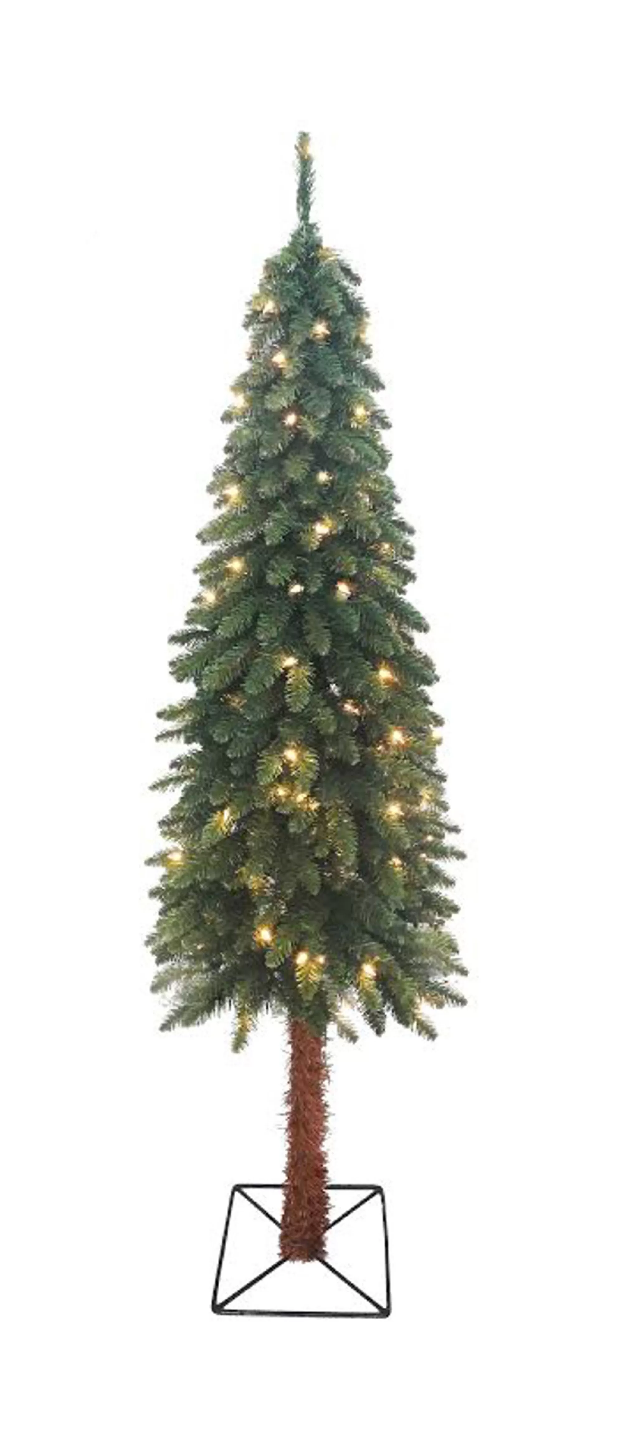 Northlight 5' Pre-Lit Two-Tone Alpine Artificial Christmas Tree - Clear Lights< Pre-Lit