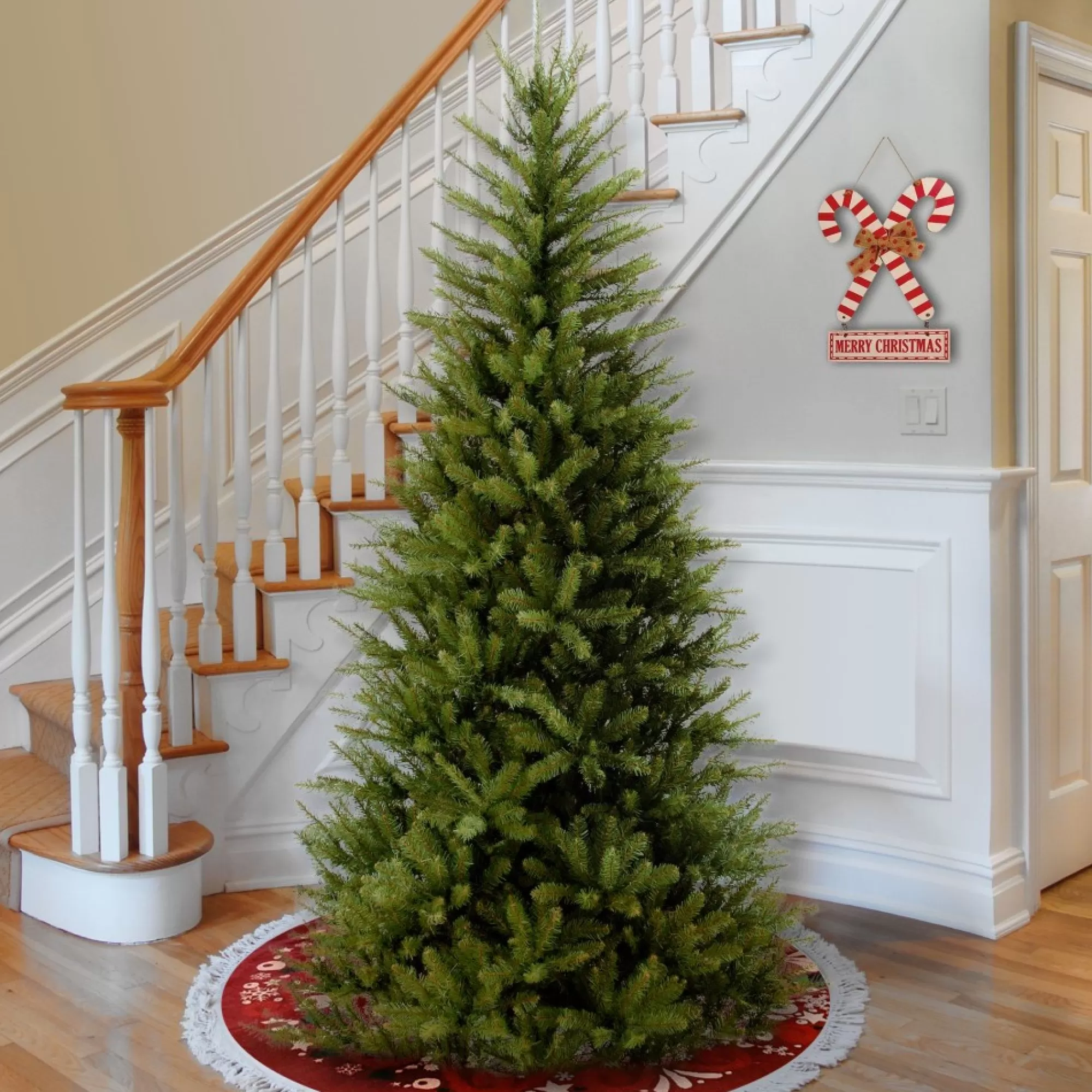 Christmas Central Unlit-6.5' Dunhill Fir Slim Artificial Christmas Tree –Unlit