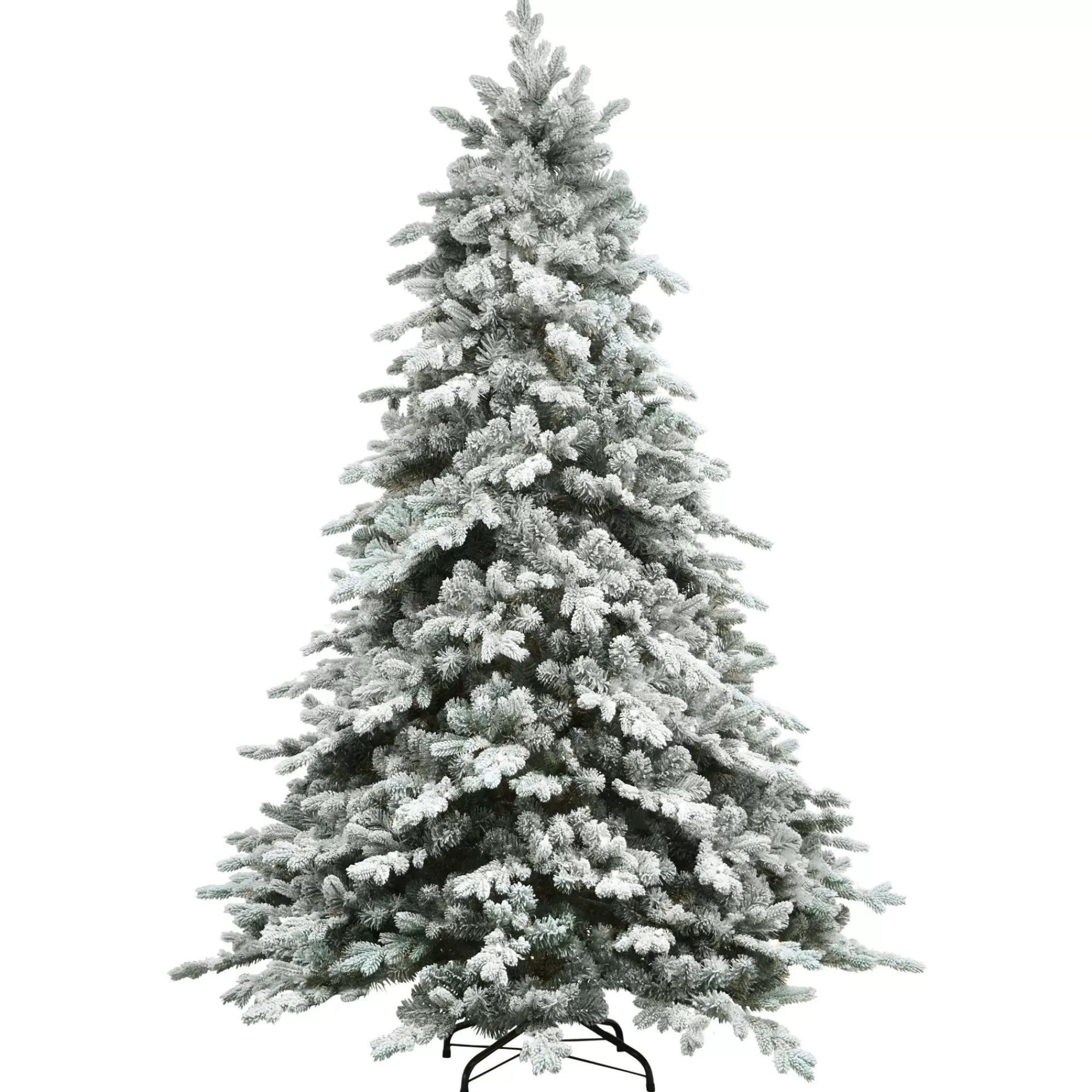 Northlight 6.5' Flocked Saratoga Spruce Artificial Christmas Tree - Unlit< Flocked