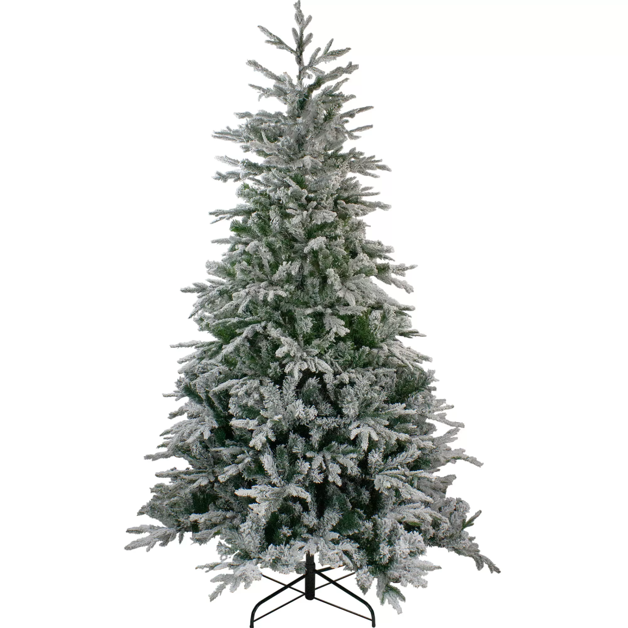 Northlight 6.5' Flocked Winfield Fir Artificial Christmas Tree - Unlit< Flocked