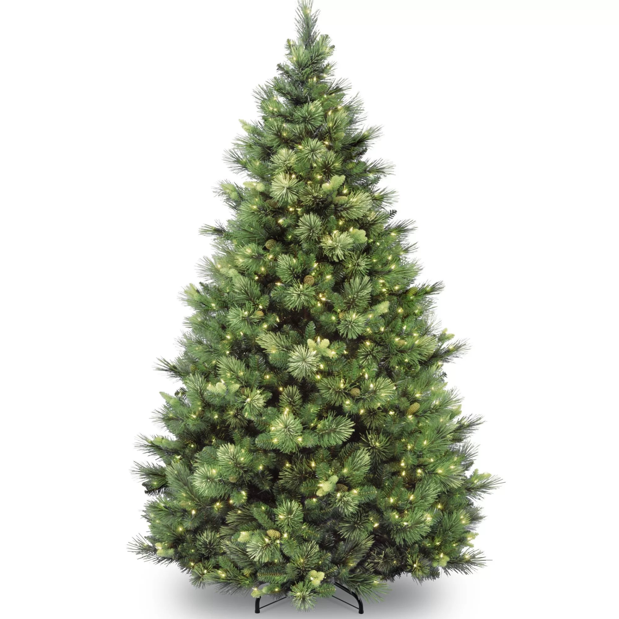 Christmas Central 6.5 Ft. Carolina Pine Tree With Clear Lights< Pre-Lit