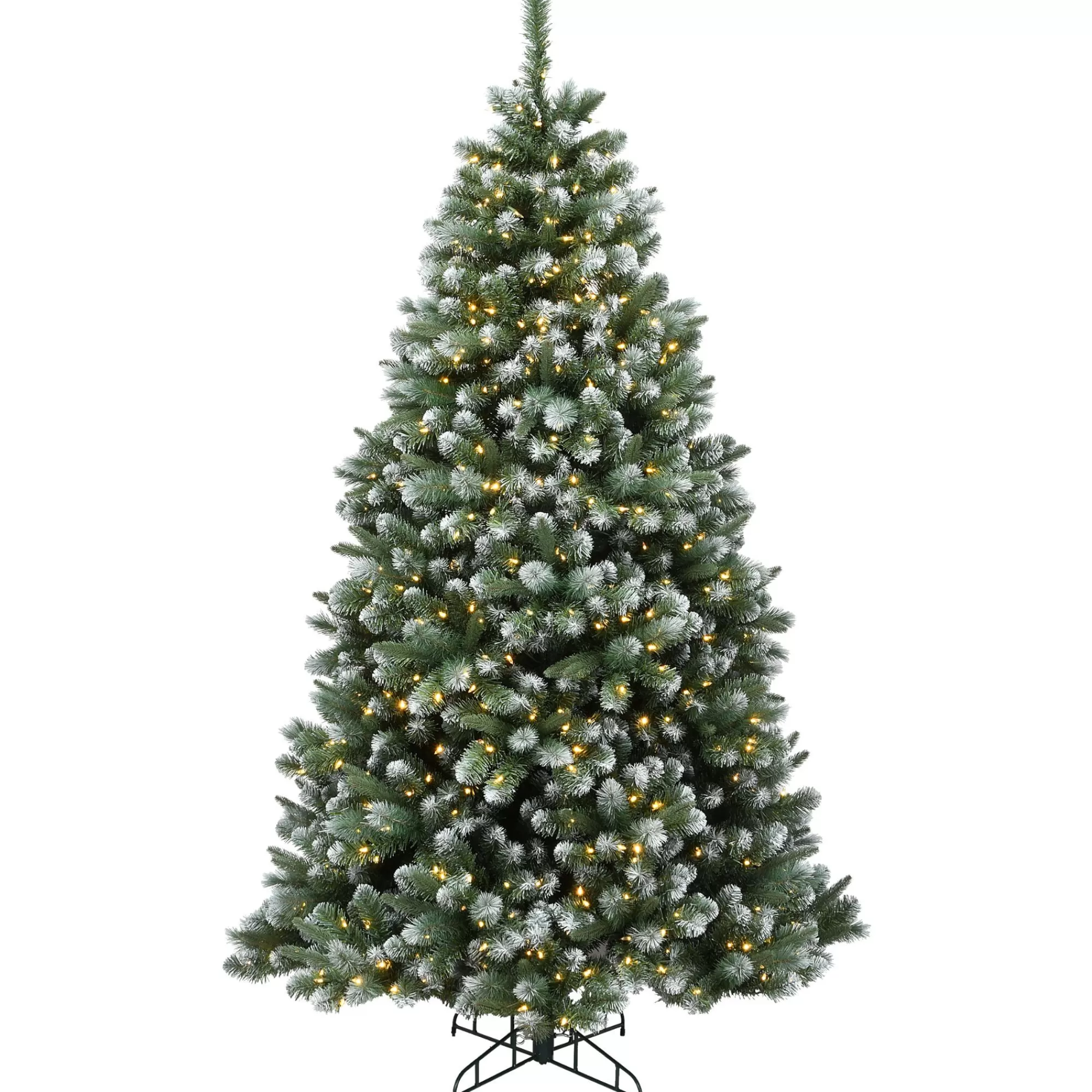 National Tree 6.5' Pre-Lit Finley Pine Artificial Christmas Tree - Clear Lights< Pre-Lit