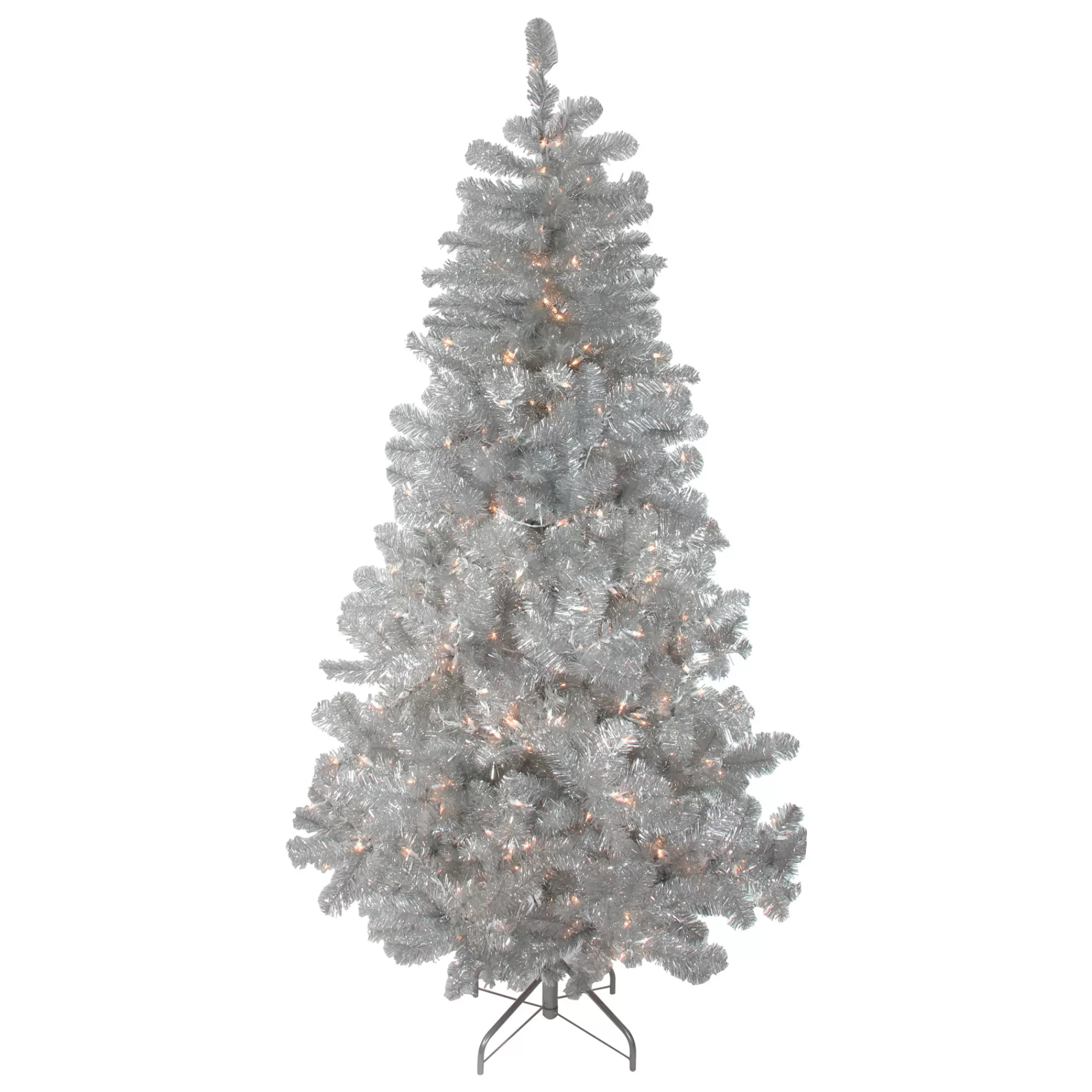 Darice 6.5' Pre-Lit Full Artificial Christmas Tree - Clear Lights< Pre-Lit