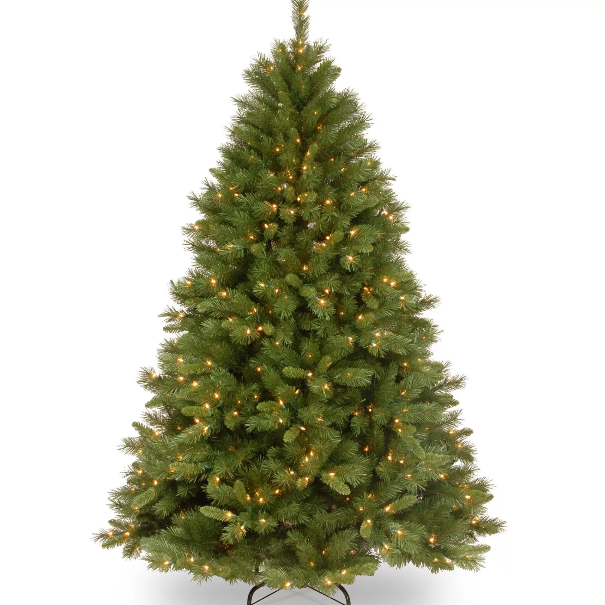 Christmas Central 6.5' Pre-Lit Winchester Pine Artificial Christmas Tree, White Lights< Pre-Lit