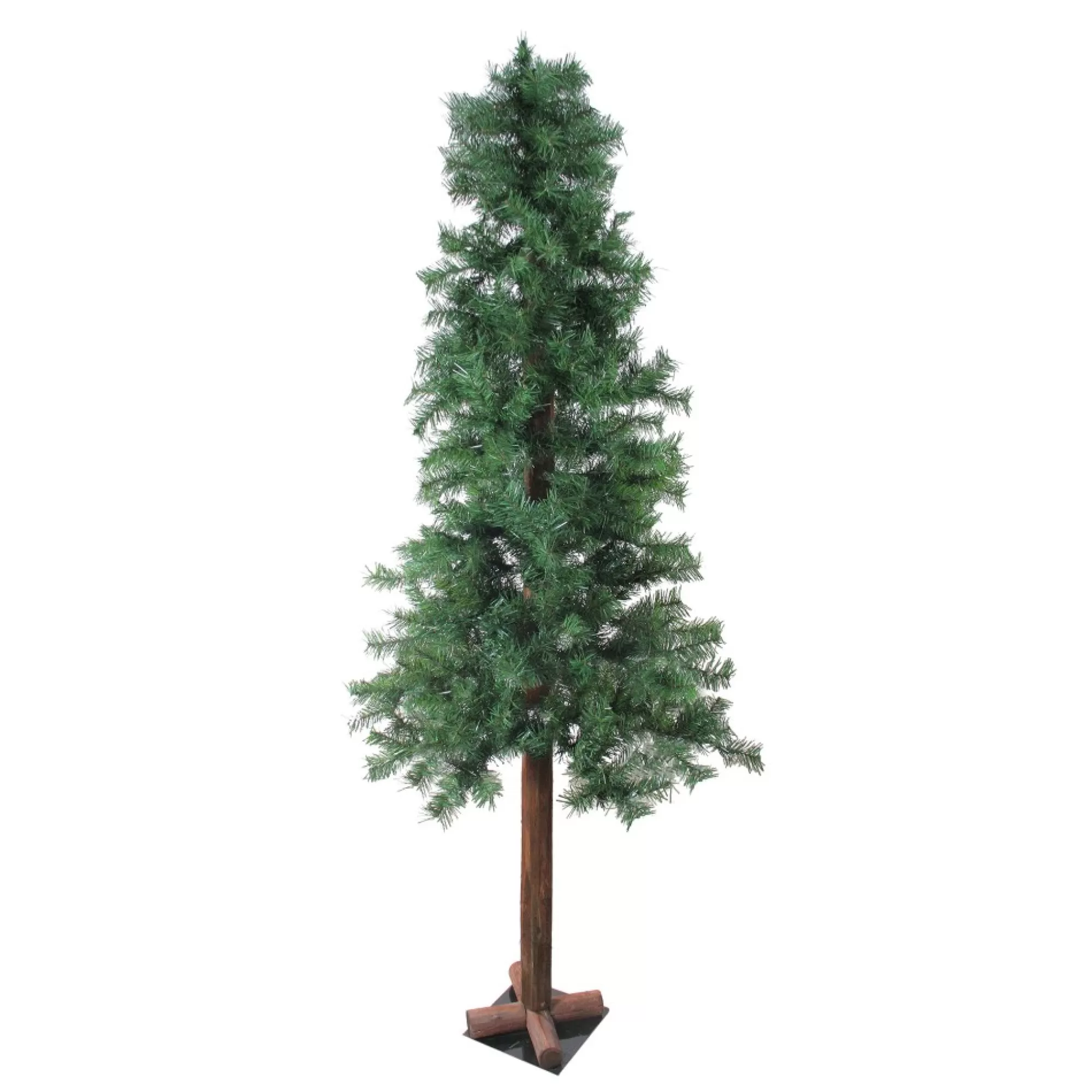 Northlight Unlit-6' Mixed Green Woodland Alpine Artificial Christmas Tree - Unlit