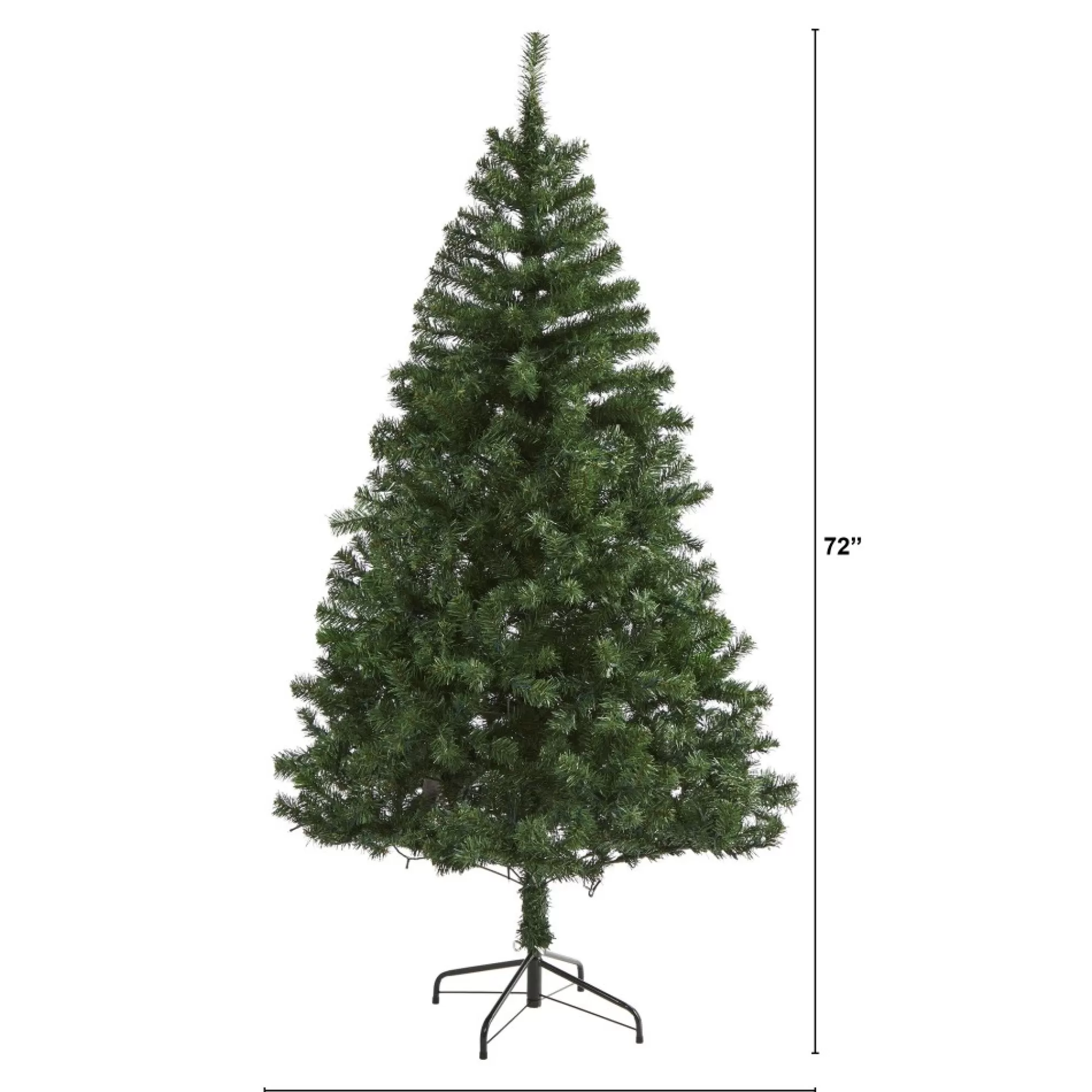 Nearly Natural Unlit-6' Northern Tip Pine Artificial Christmas Tree, Unlit