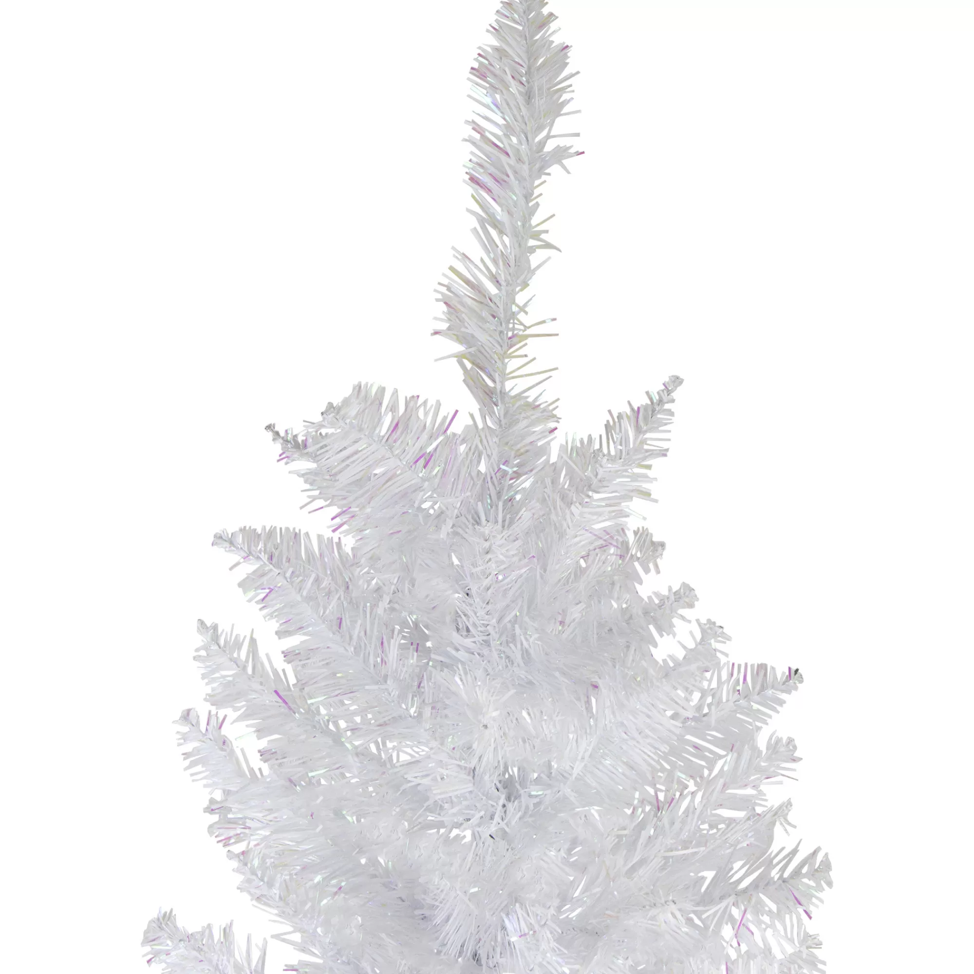 Northlight 6' Pencil White Spruce Artificial Christmas Tree - Unlit< Colorful