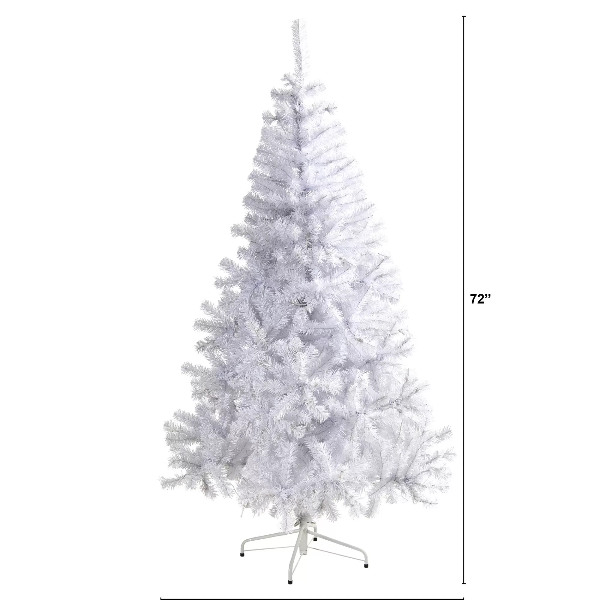 Nearly Natural 6' Pre-Lit Artificial Christmas Tree, Clear Led Lights< Pre-Lit