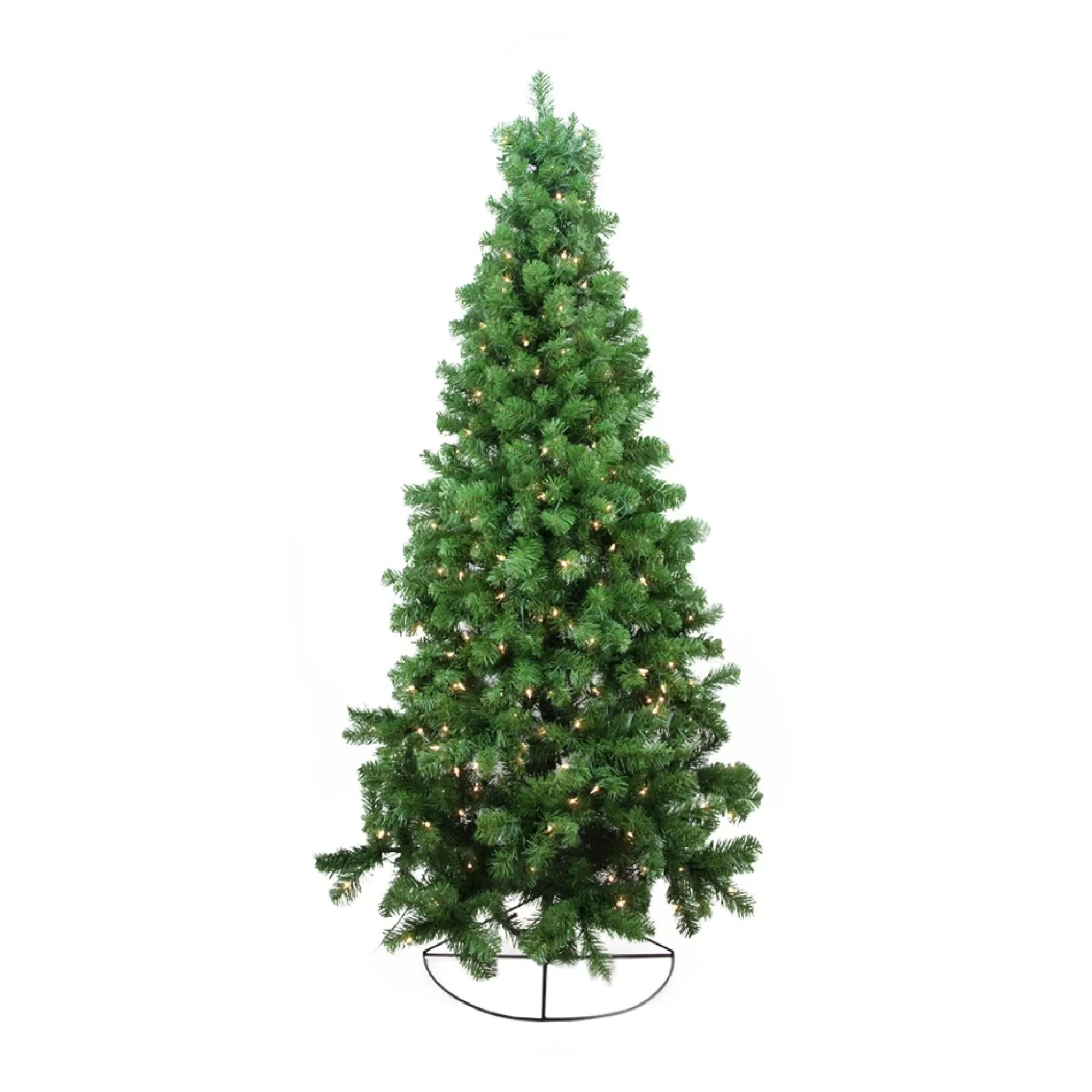 Northlight Wall Trees-6' Pre-Lit Pine Artificial Wall Christmas Tree, Clear Lights