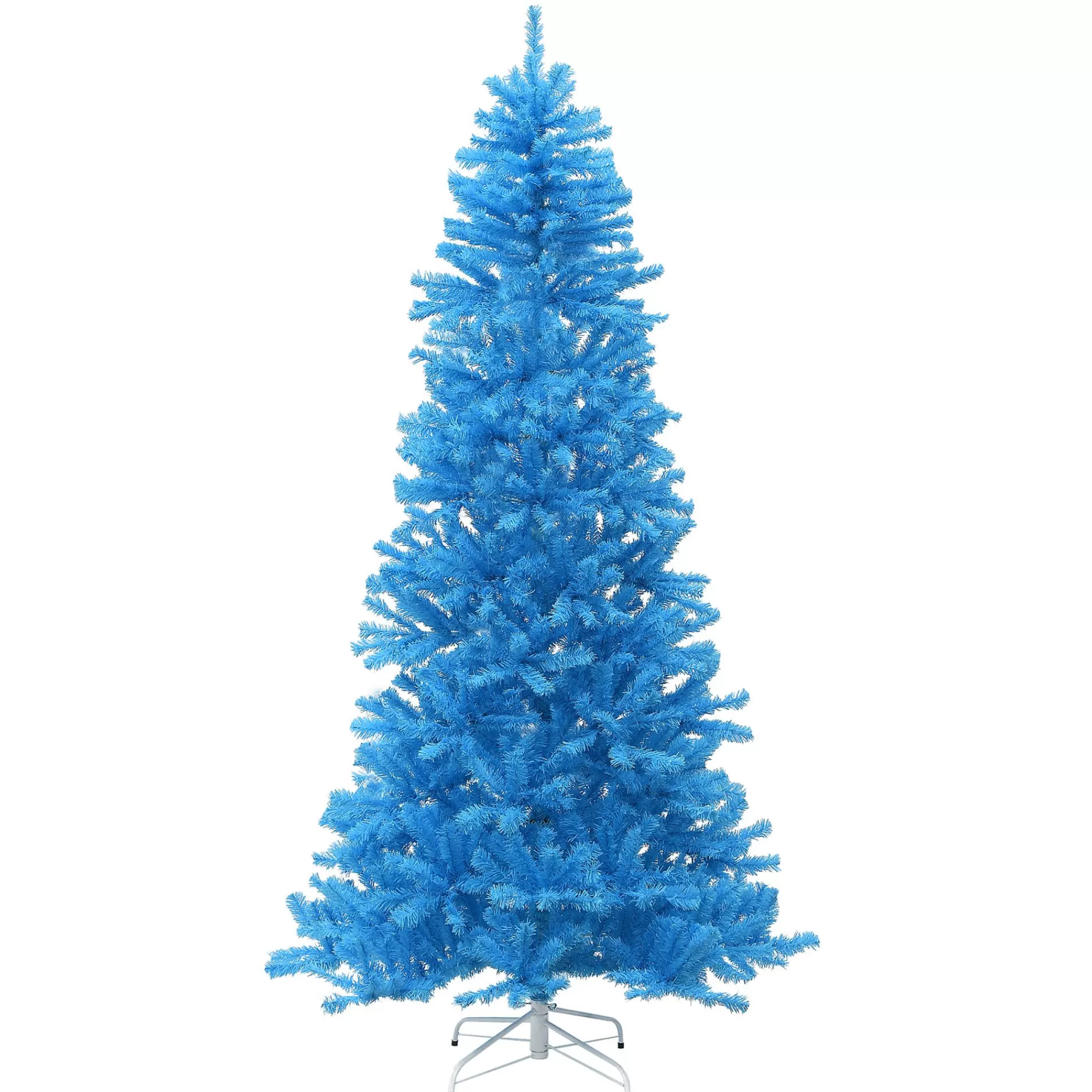 Christmas Central 7.5' Blue Artificial Christmas Tree, Unlit< Colorful