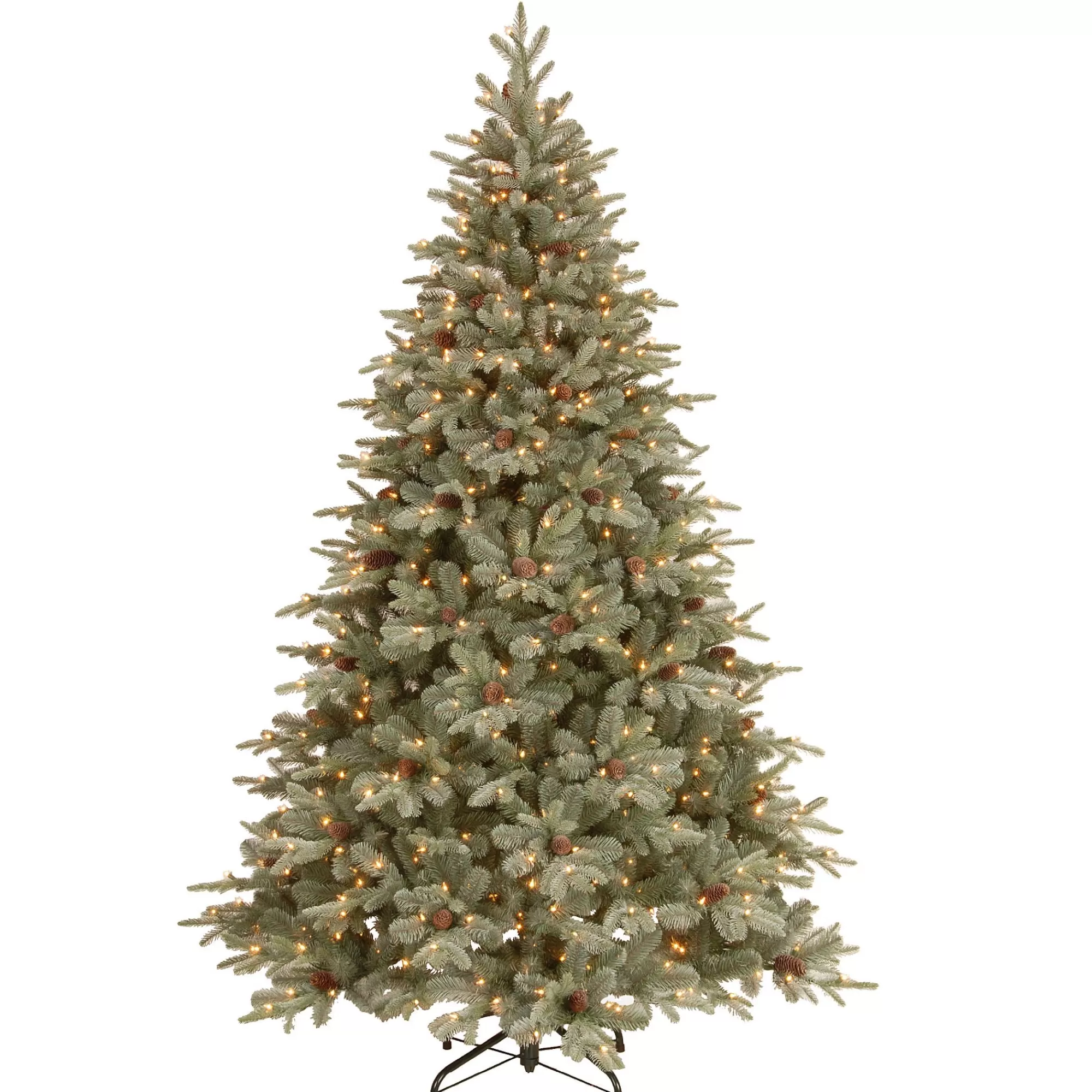 Christmas Central 7.5' Frosted Arctic Spruce Artificial Christmas Tree, Clear Lights< Pre-Lit